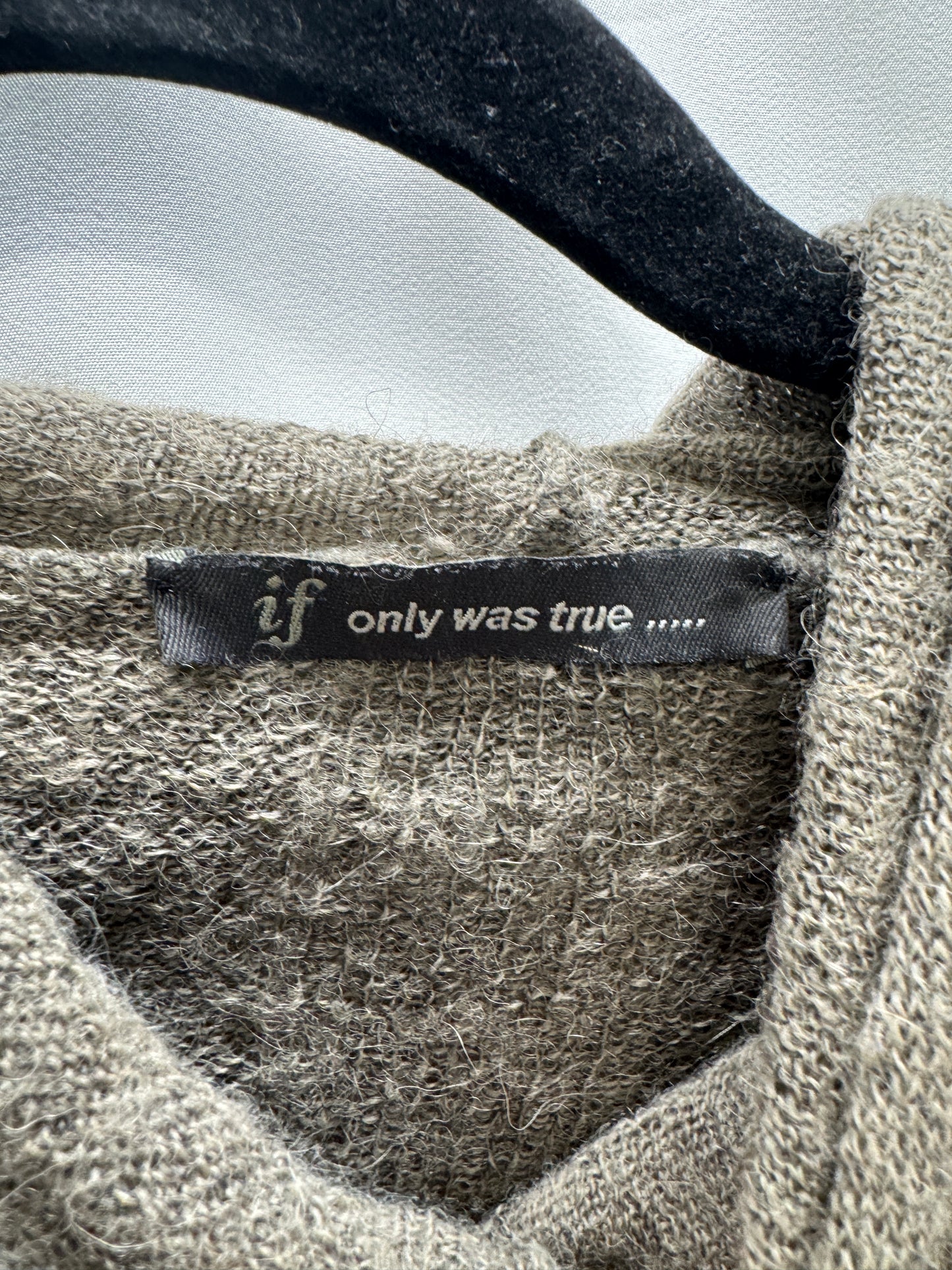 Yohan Serfaty if only was true knit point hoodie