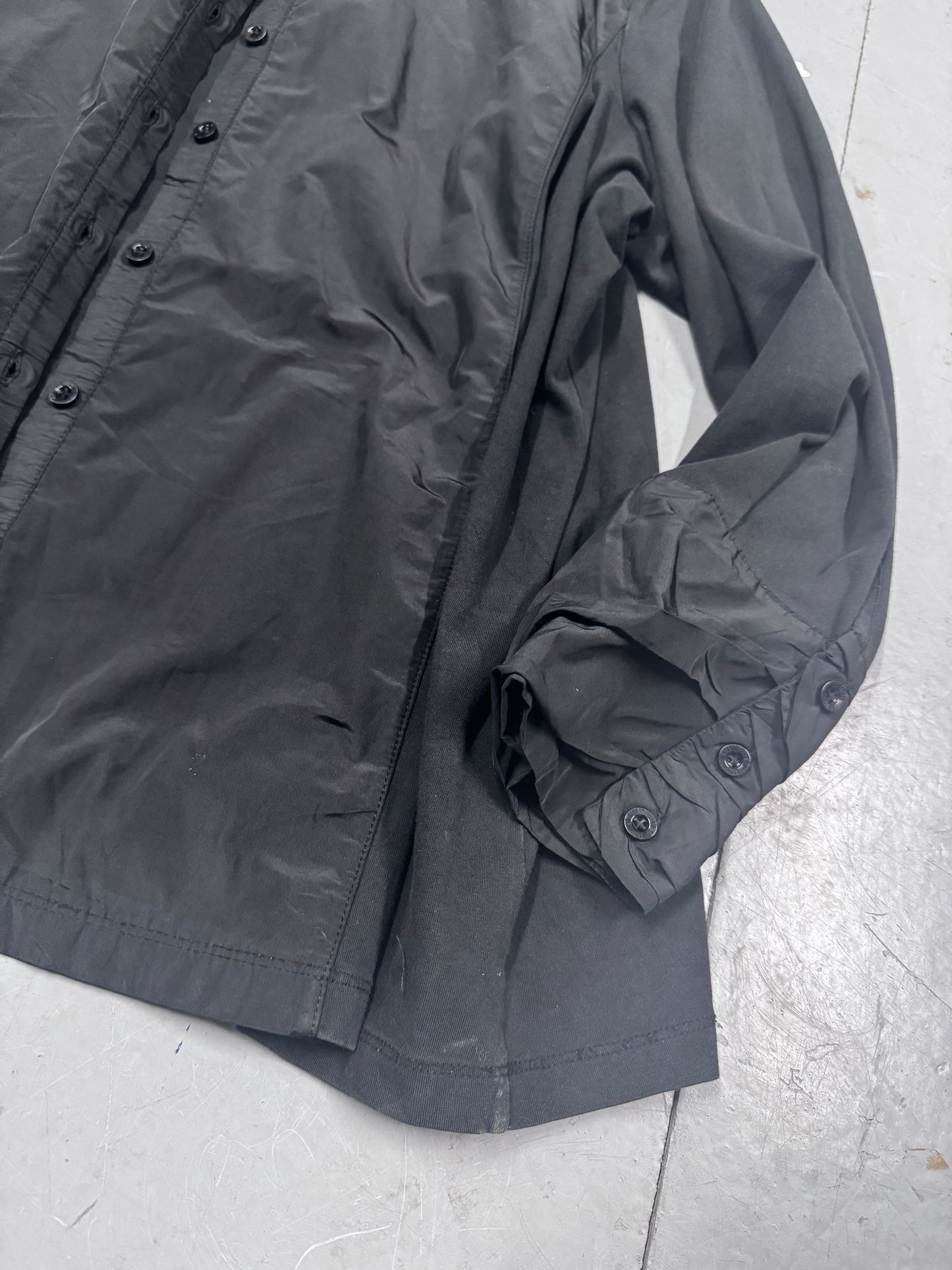 no secret puff collar shirt