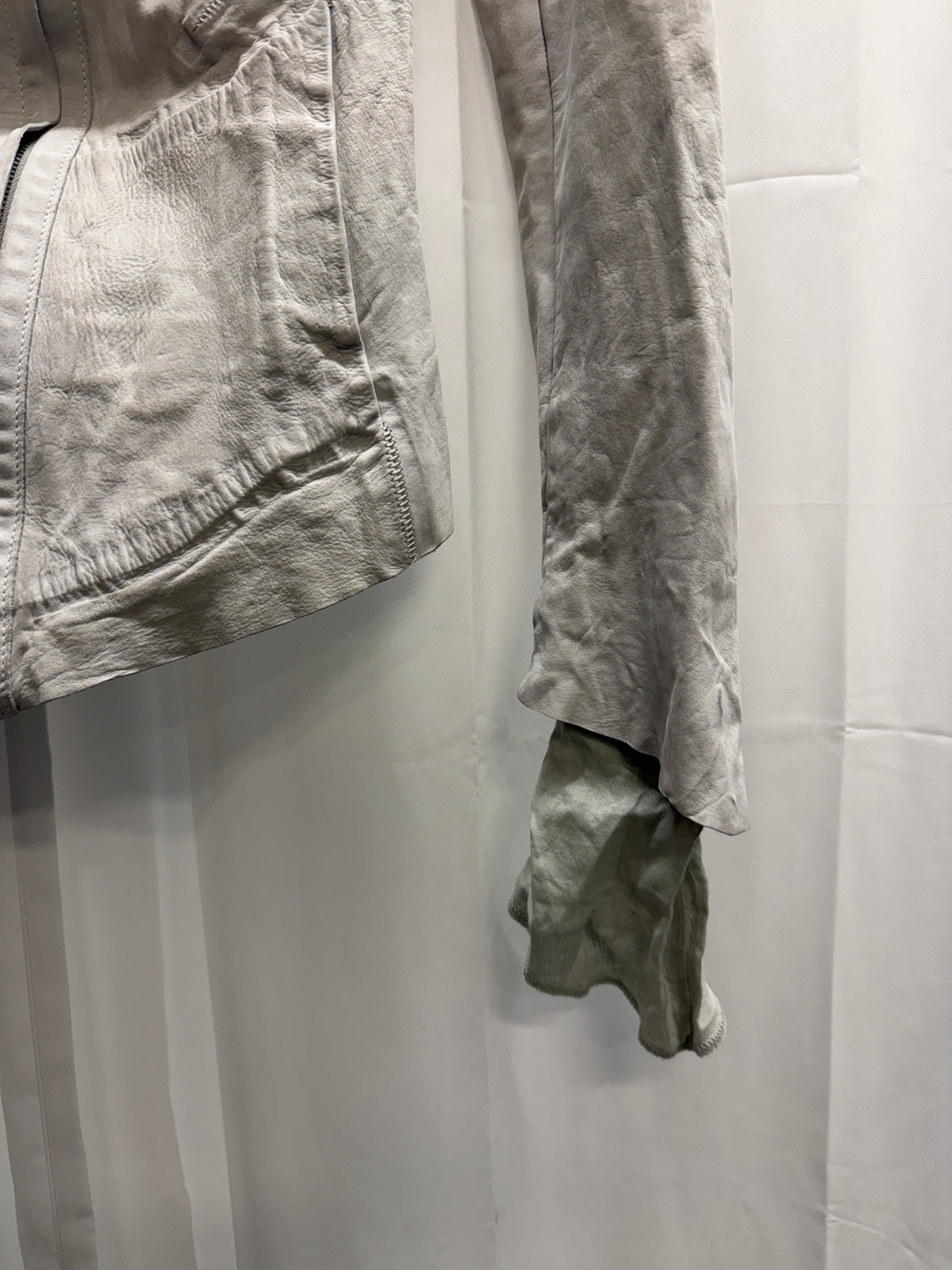 Isaac Sellam Spine Asymmetric Leather Jacket