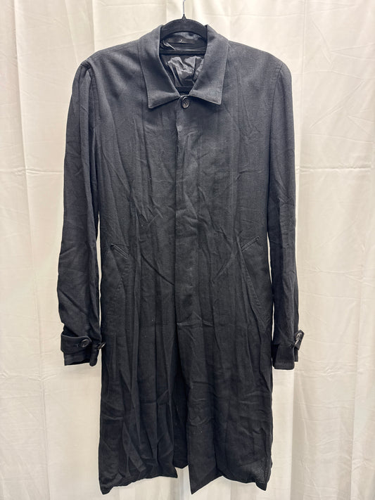 julius linen collared overcoat