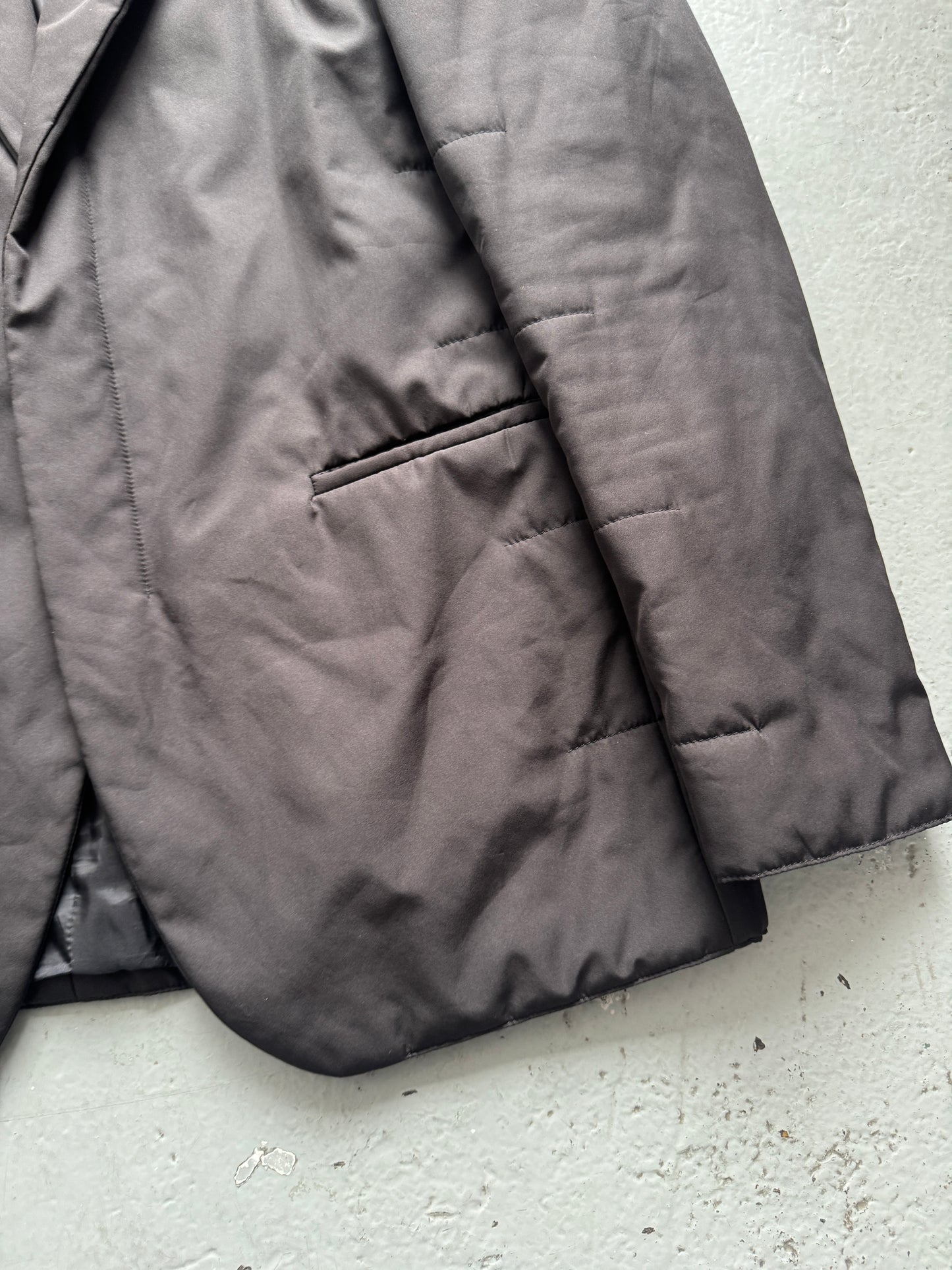 calvin klein collection puffer blazer