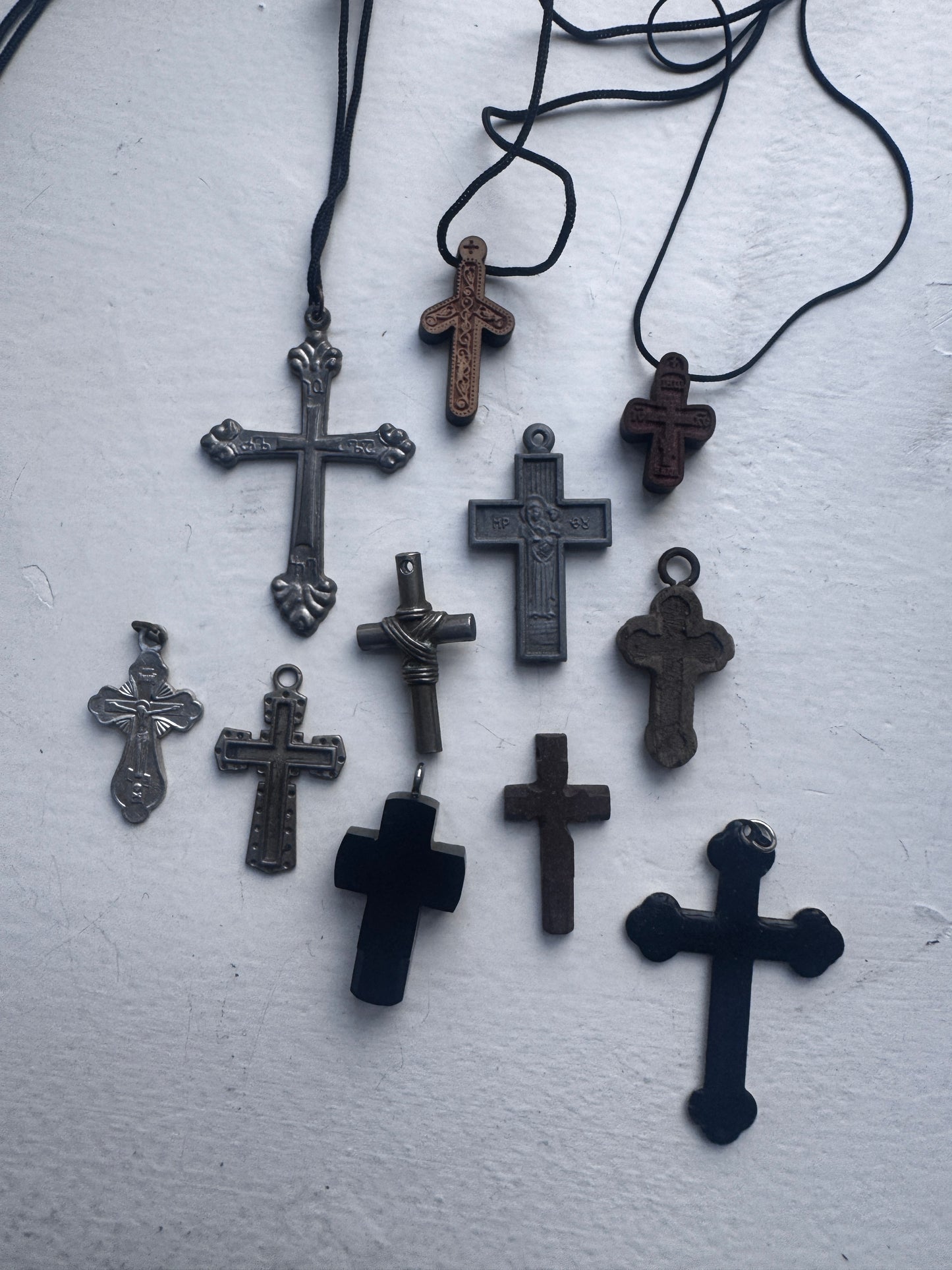 mixed orthodox pendants from Ukraine & Georgia