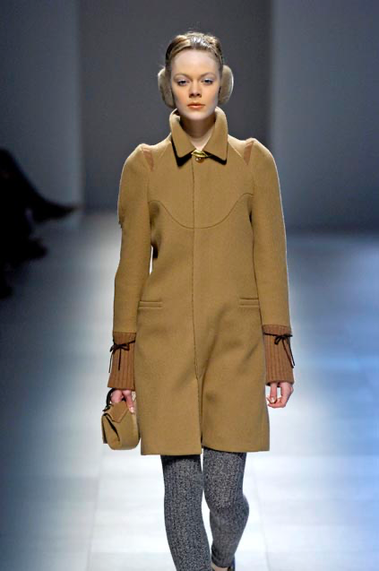 Undercover AW07 Runway Wool & Felt Sculpted Raglan Coat
