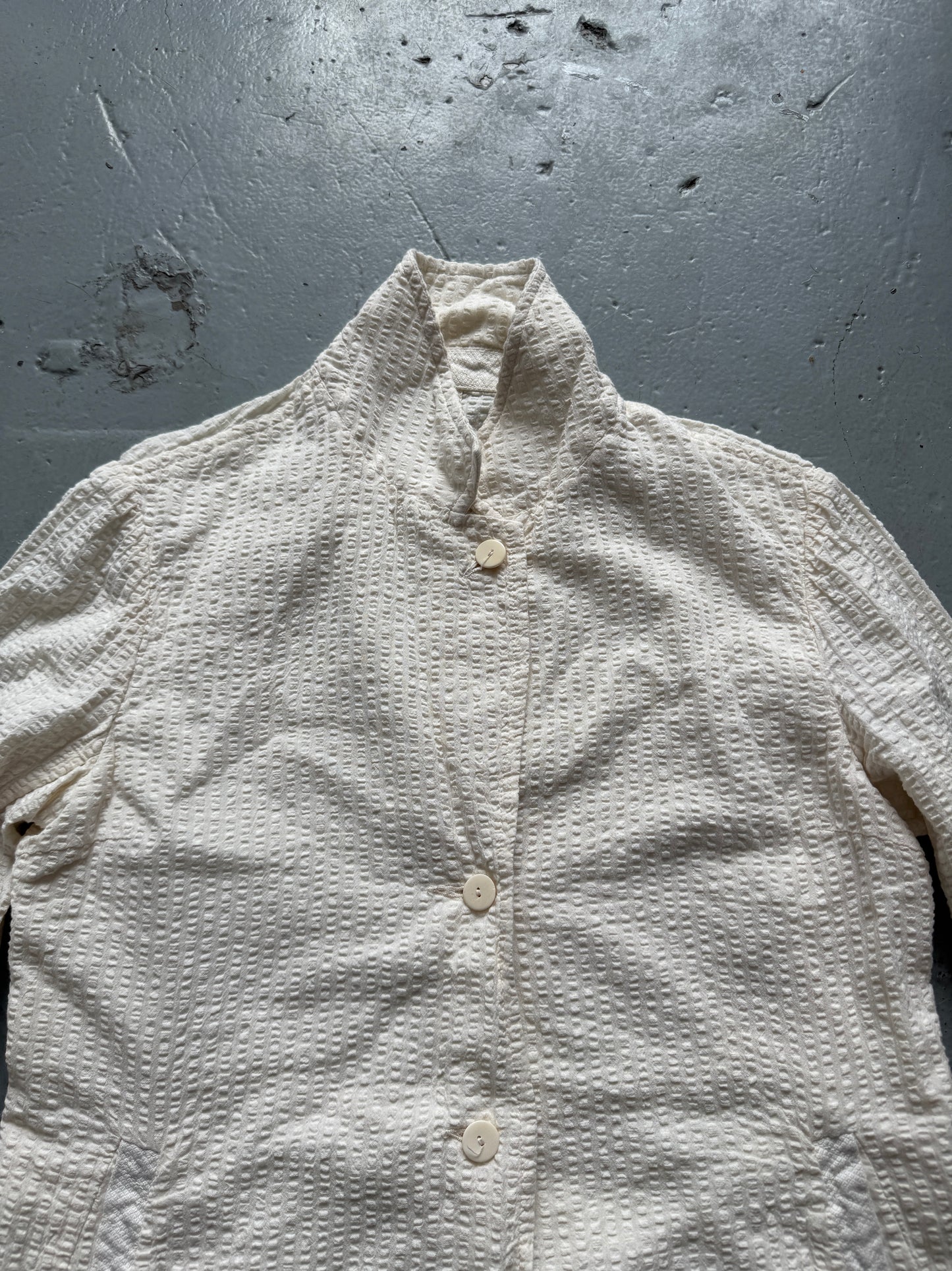 chez vidalenc pop cotton lightweight blazer