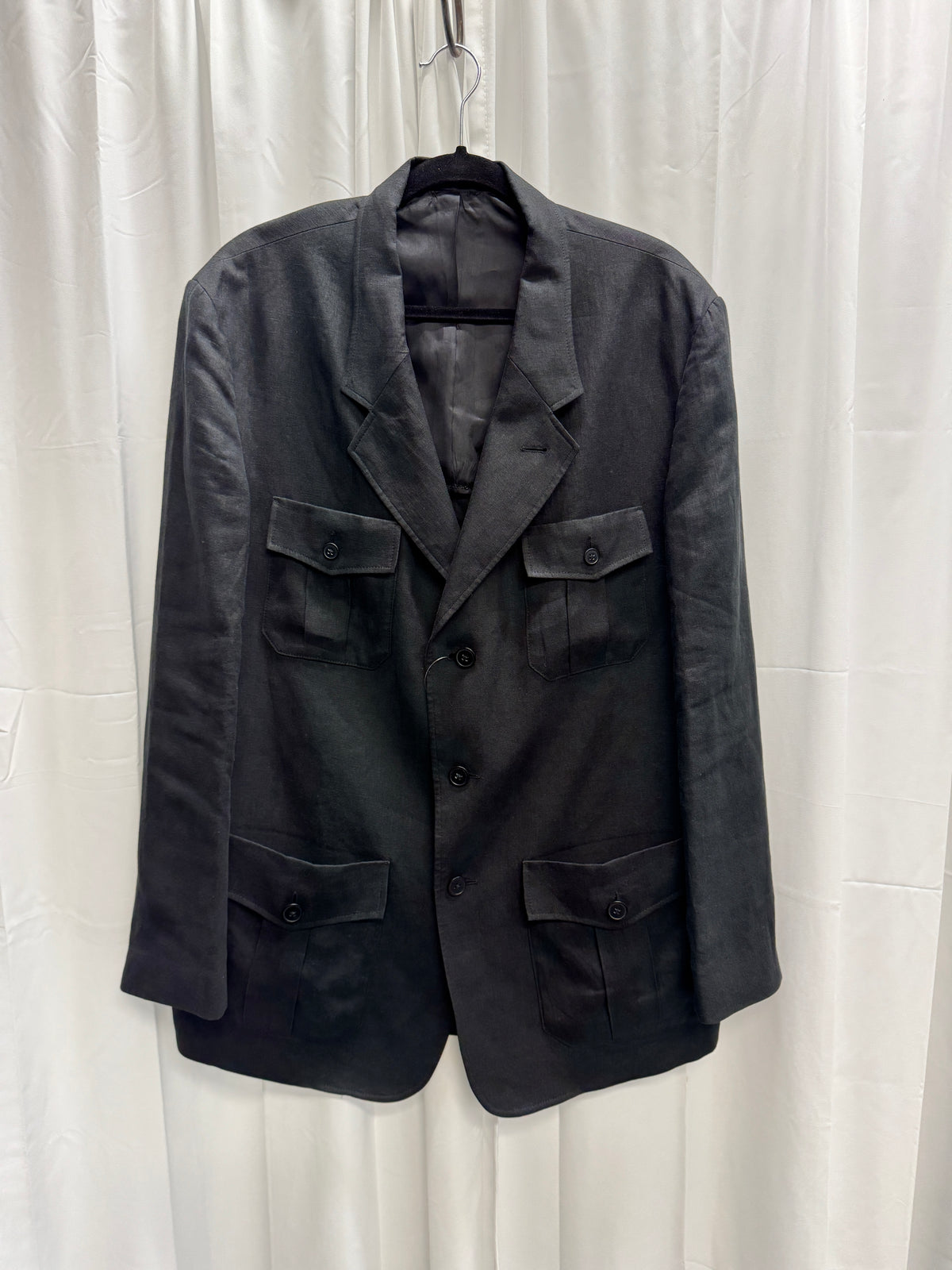 Yohji Yamamoto Y’s For Men, 4 Pocket Military Blazer Jacket