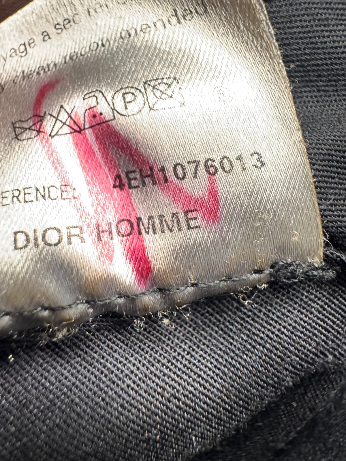Dior Homme Hedi Slimane SS04 ‘Strip’ Structured Pleat Trouser