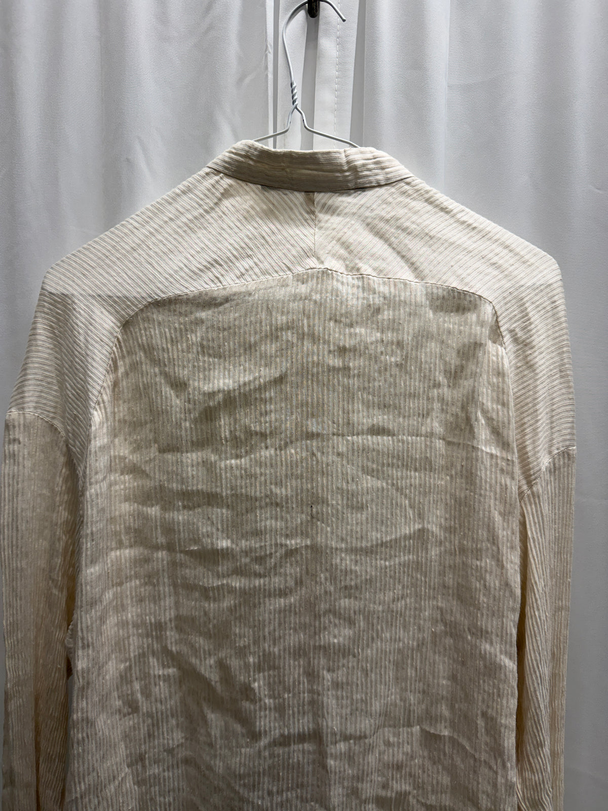 Haider Ackermann Early 2000s Pleated Silk-Blend Shirt (M)