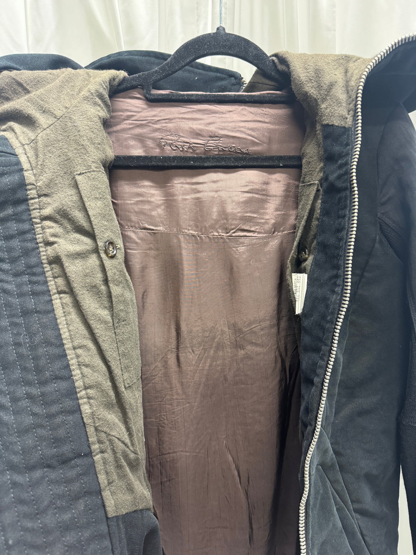 Rick Owens AW07 Exploder Runway Sculptural Hooded Parka