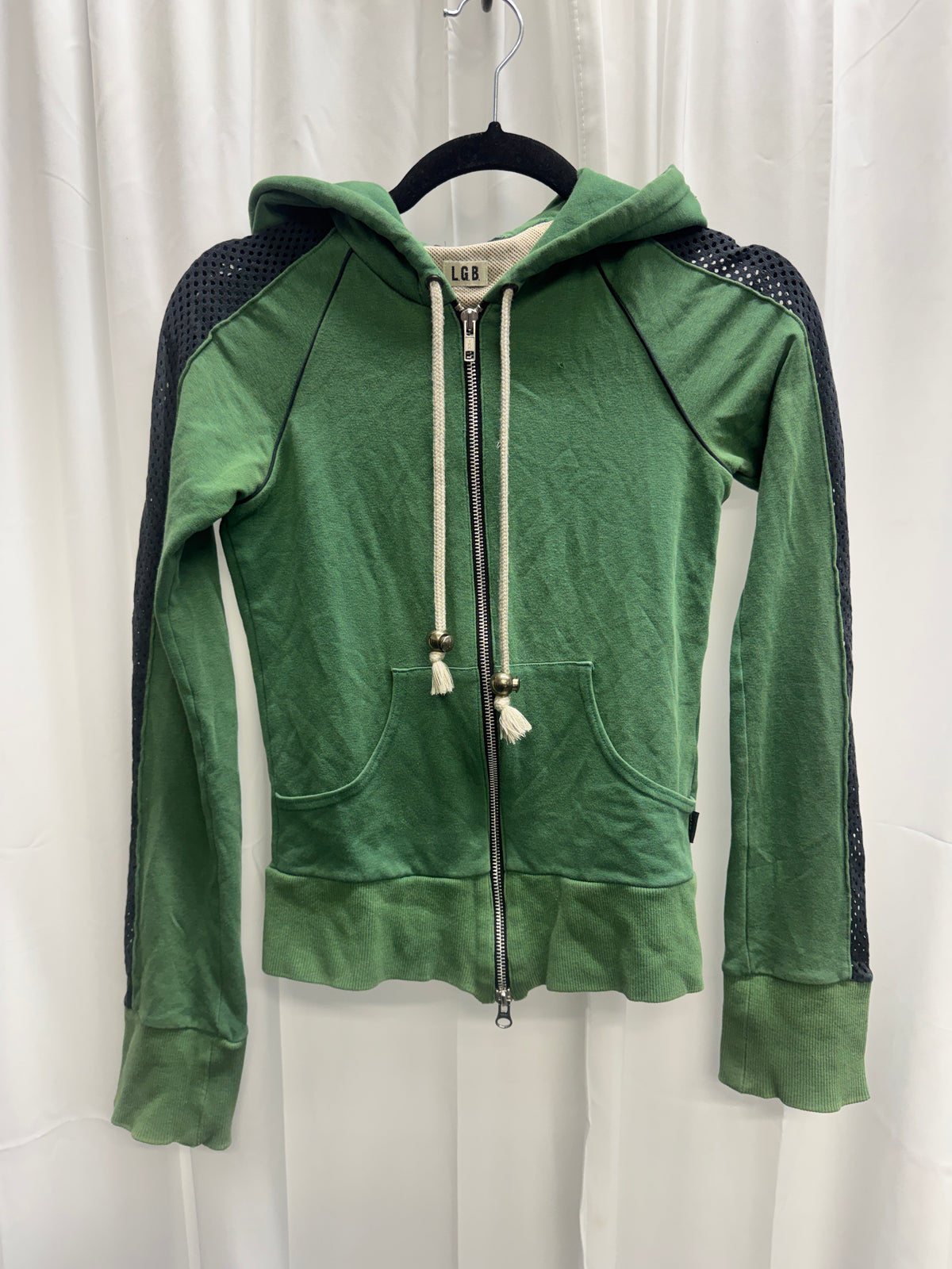 LGB 00s Zip Up Logo Boxer Hoodie