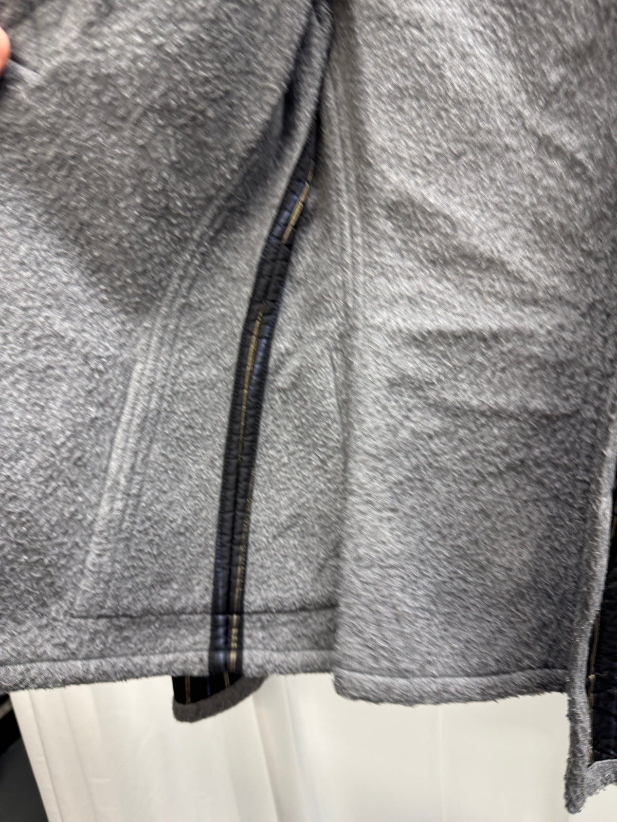 20471120 Early 2000s Sculptural Quilted Wool-Trim Jacket