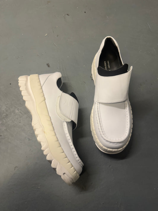Kiko Kostadinov x Camper Sample White Strap Loafer