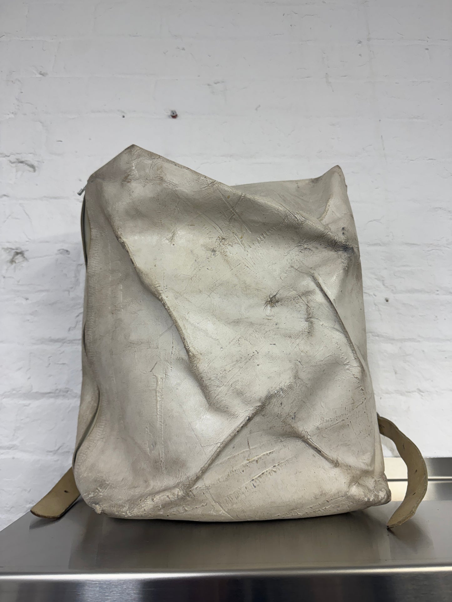 Kagari Yusuke Wall Moulded Leather Backpack