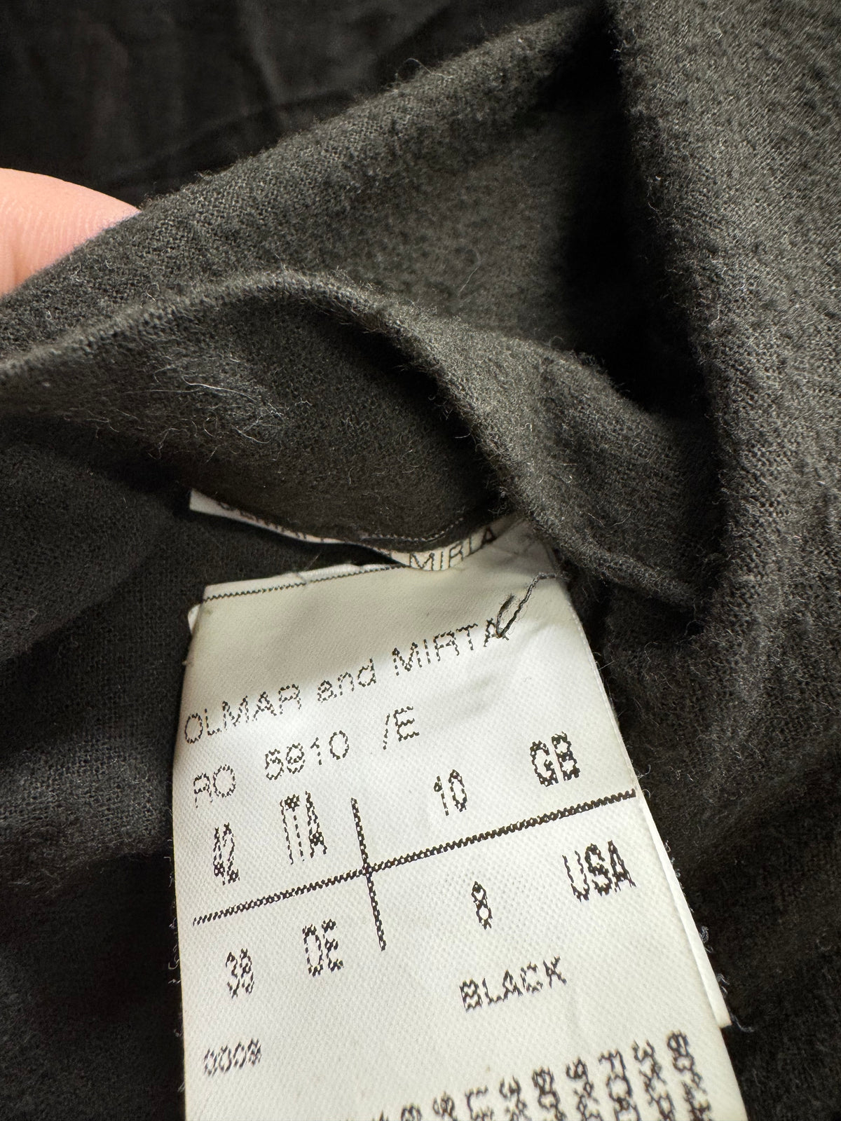 Rick Owens c.2014 Alpaca Fur & Leather Large Collar Coat