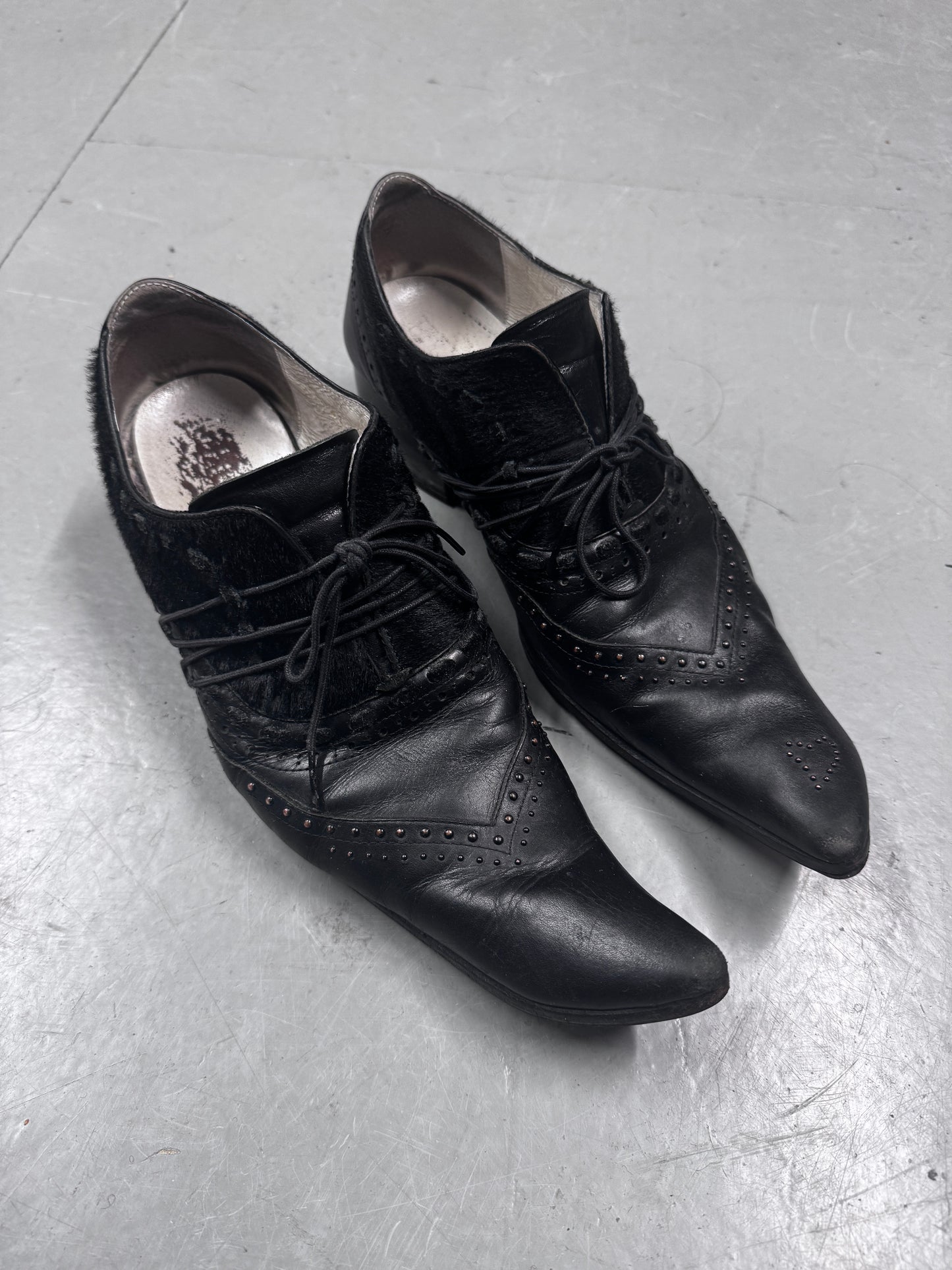 Hiromu Takahara Butter Knife Leather and Pony Shoe