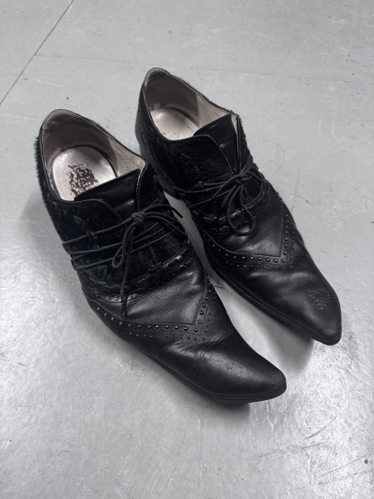 Hiromu Takahara Butter Knife Leather and Pony Shoe