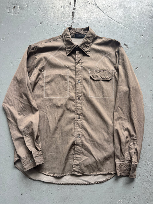 dsquared stitch detail shirt