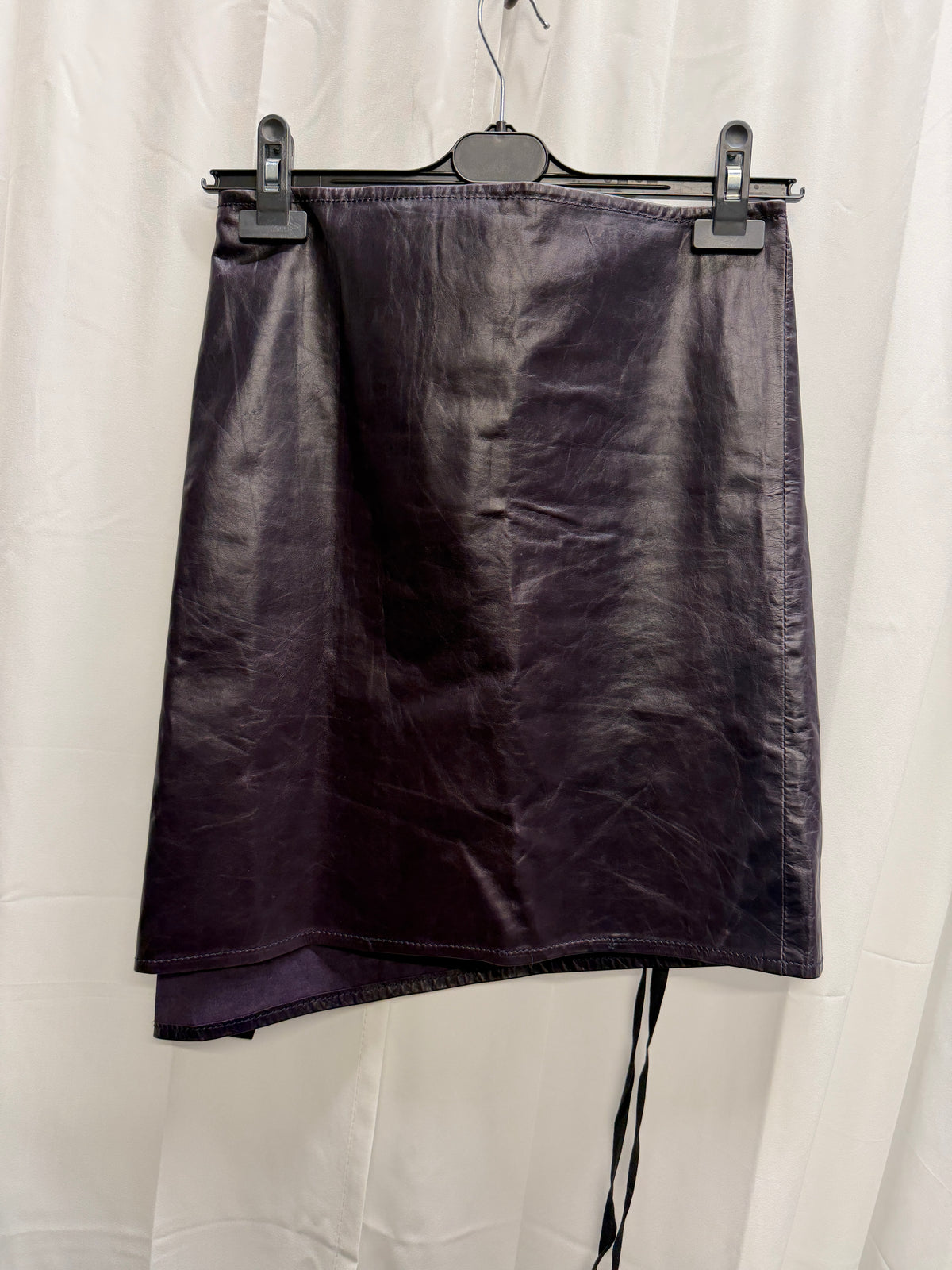 Ann Demeulemeester SS1999 Leather Wrap Skirt