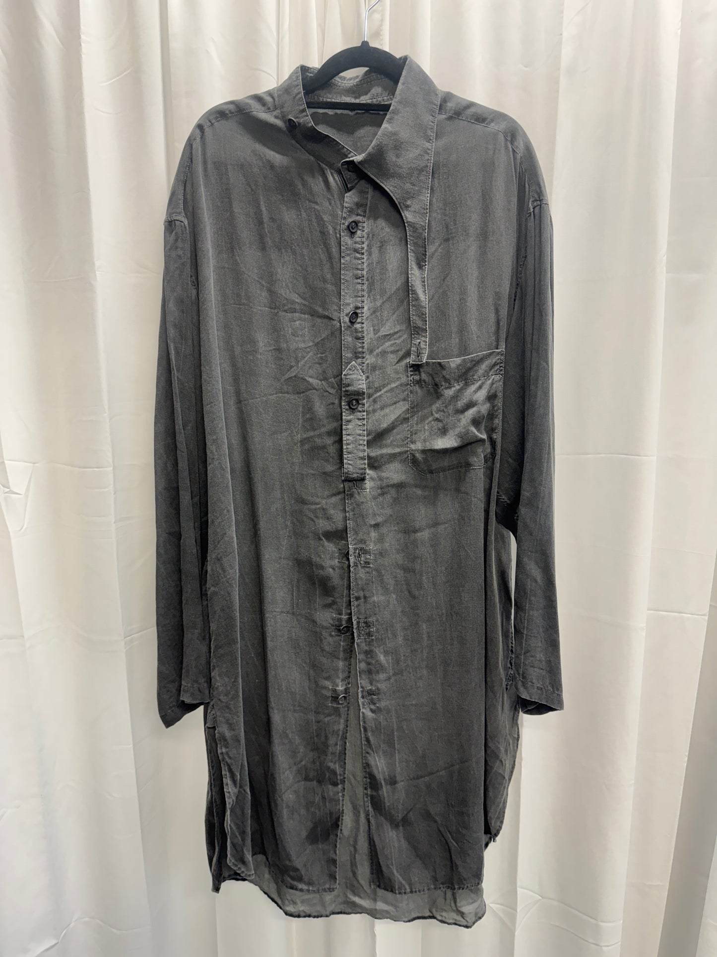 Yohji Yamamoto Pour Homme Cellulose Half Collar Overshirt