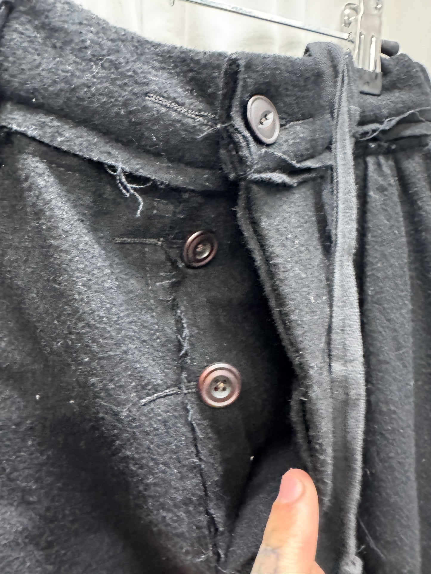 Takahiro Miyashita The Soloist AW15 Wool + Leather Articulated 3D Twist Trouser