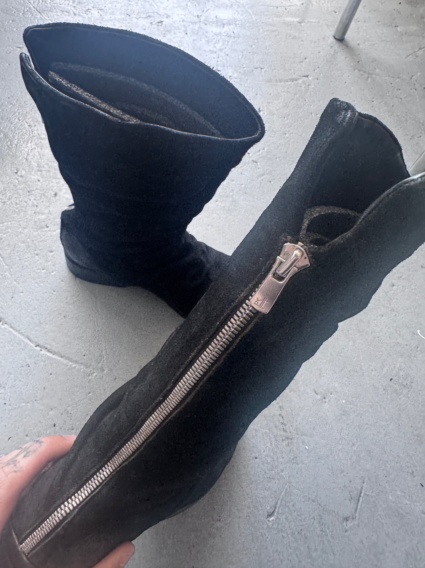 the last conspiracy knee high riding boot 44