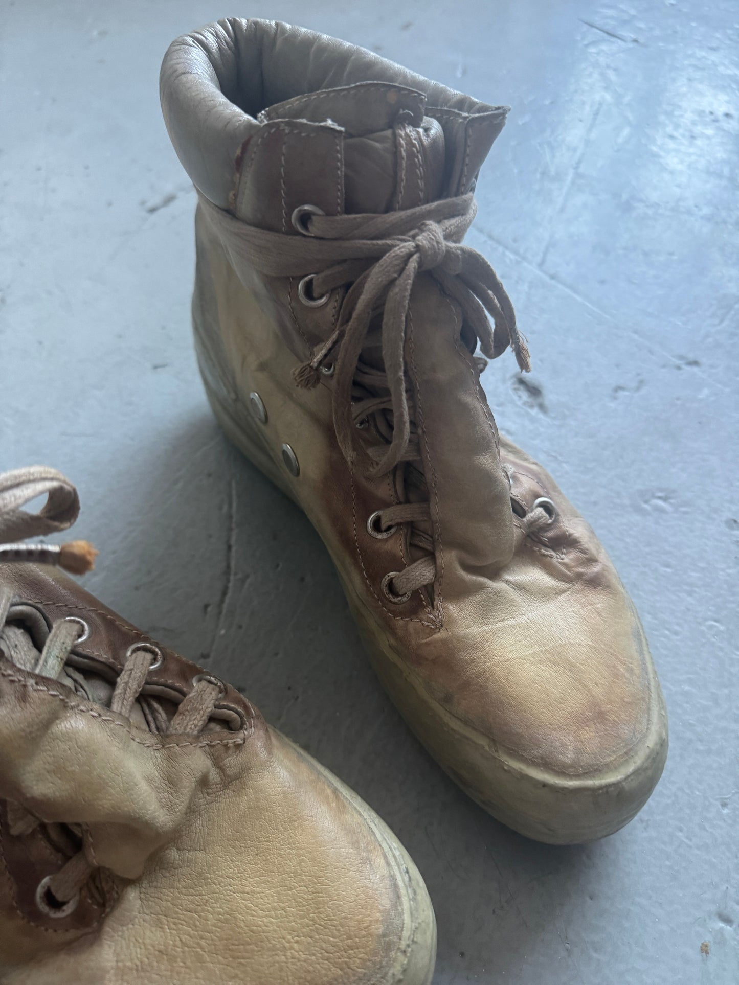 carol christian poell u sole kangaroo prosthetic drip sneaker