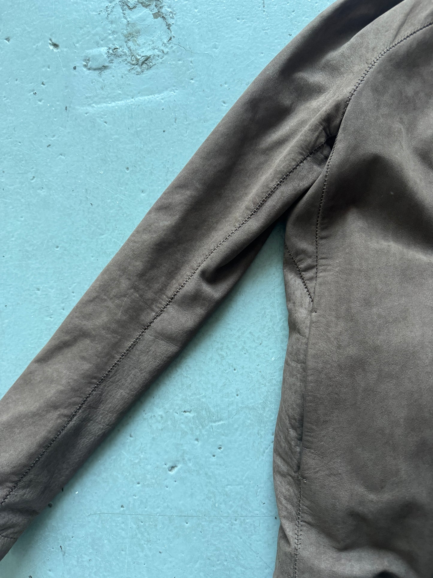 10sei0otto chainseam leather jacket