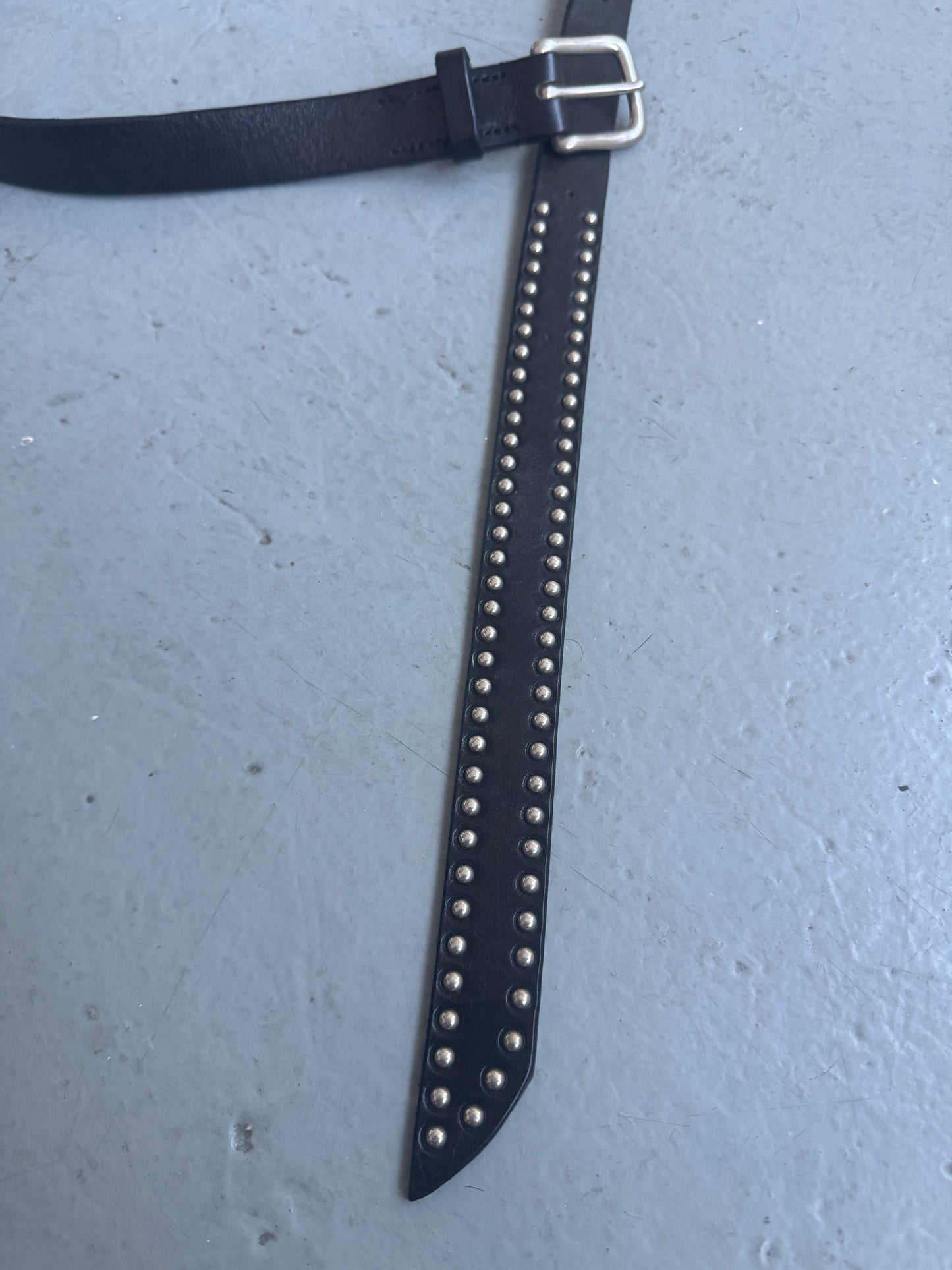 ann demeulemeester sample studded belt