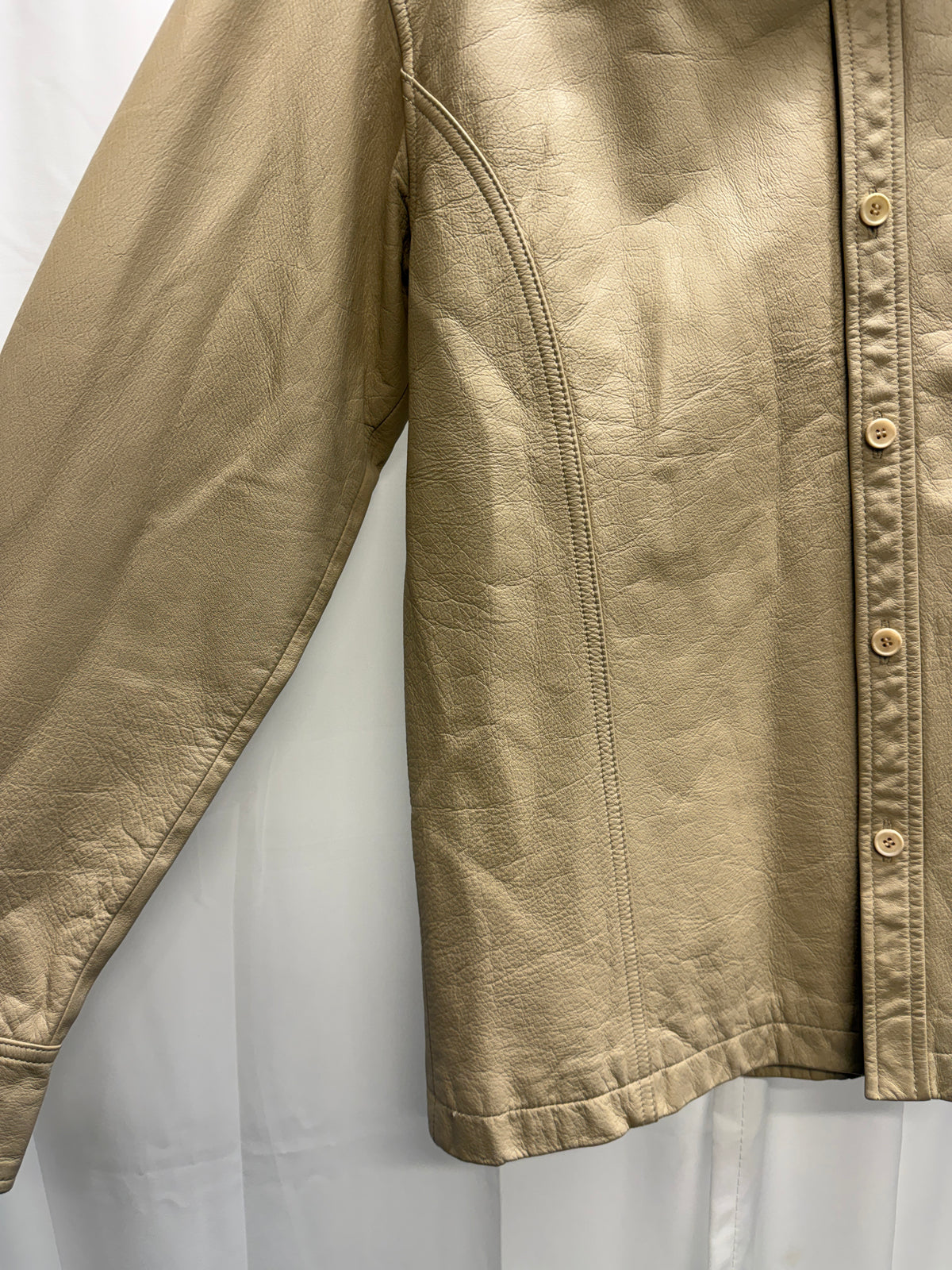 Yohji Yamamoto A.A.R Calf Leather Shirt (48)