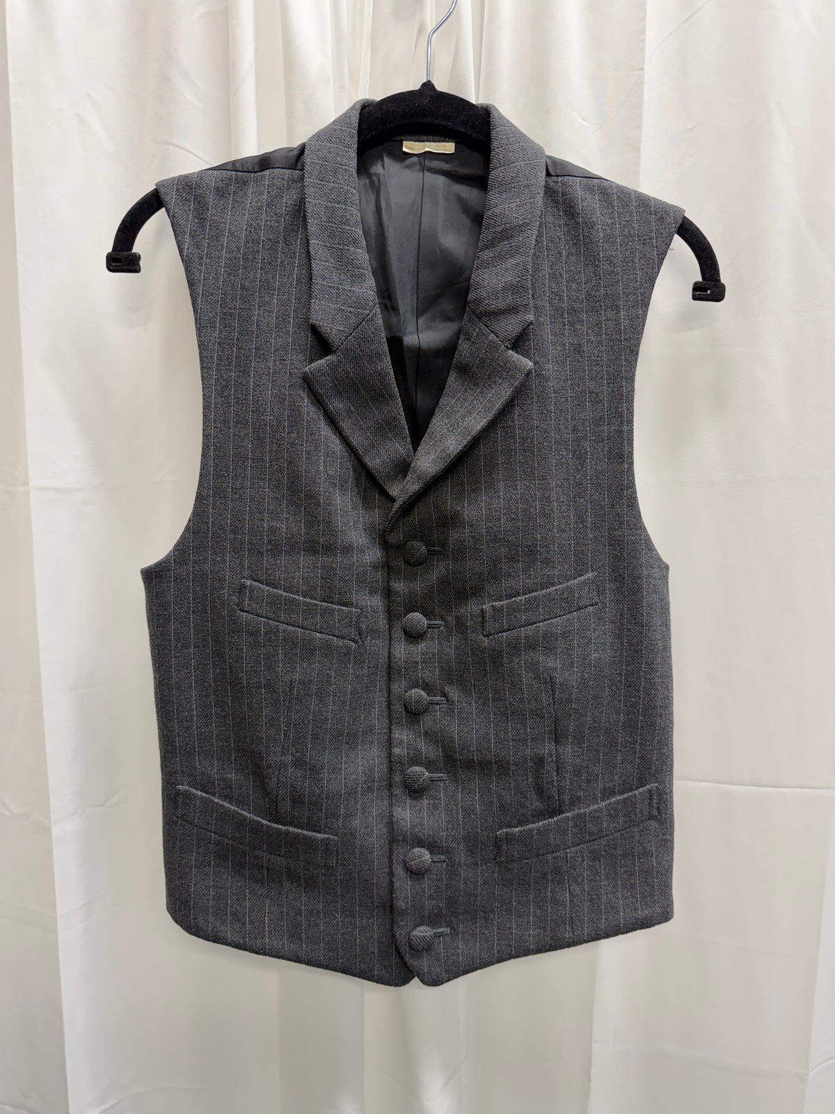 Comme des Garçons Homme Plus AW07 My Way Pinstripe Wool Tailored Vest
