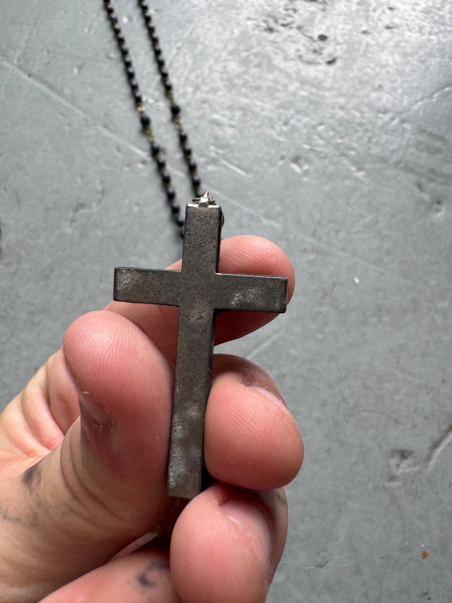 antique rosary necklace