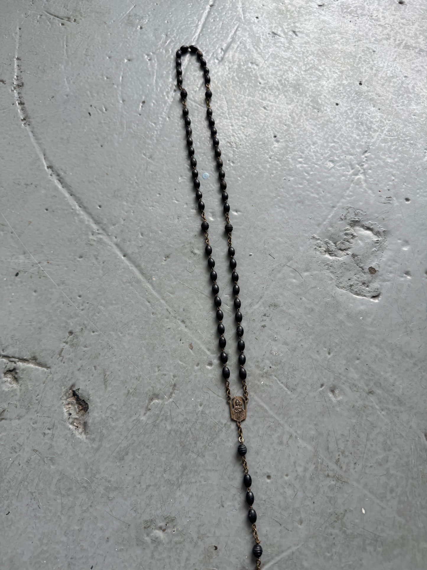 antique rosary necklace