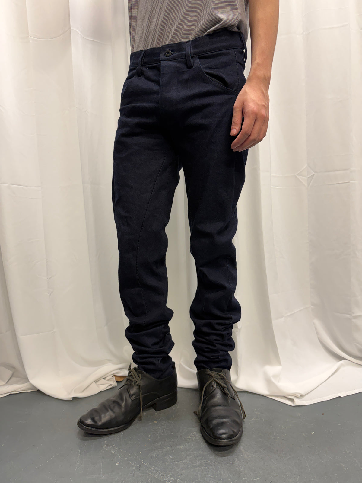 Zam Barrett Spiral Chainseam Indigo Jeans