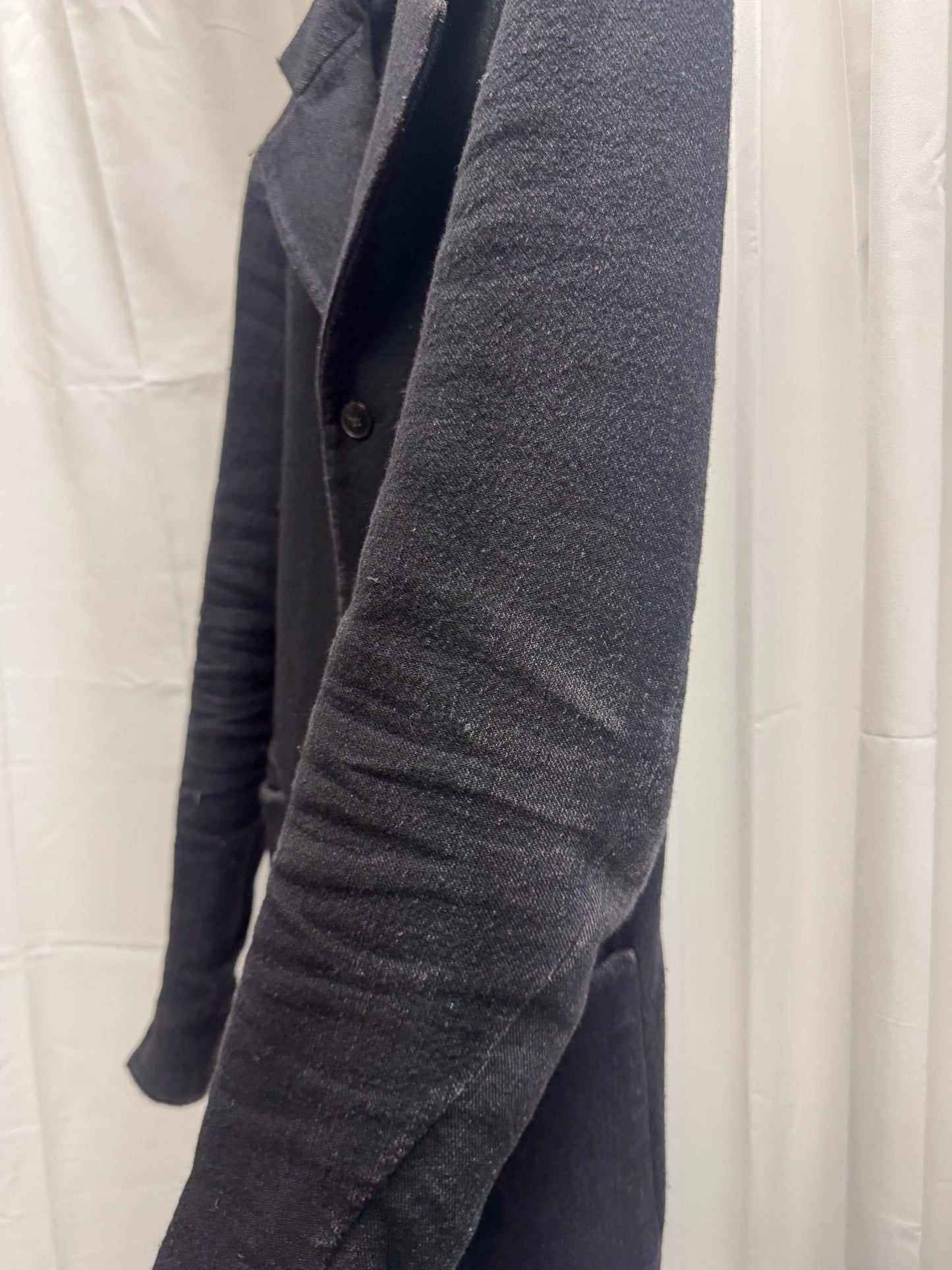 m.a+ woven wool anatomical tailored blazer jacket