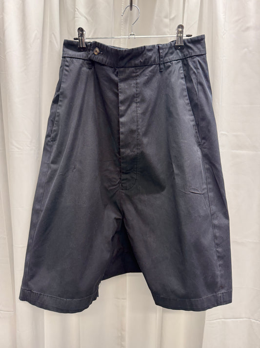 Rick Owens SS08 Creatc Drop Crotch Tailored Shorts