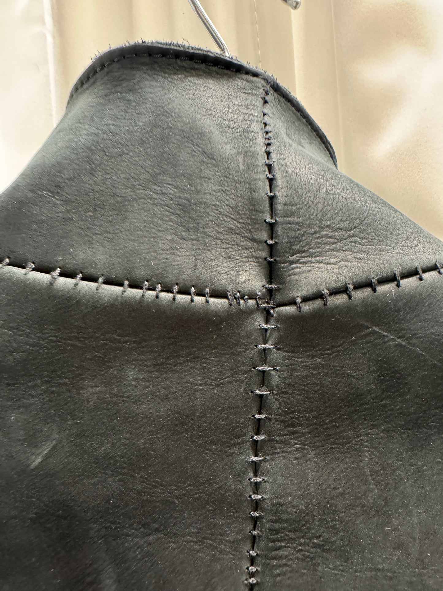 Obscur AW12 Sculpted Leather Point Jacket