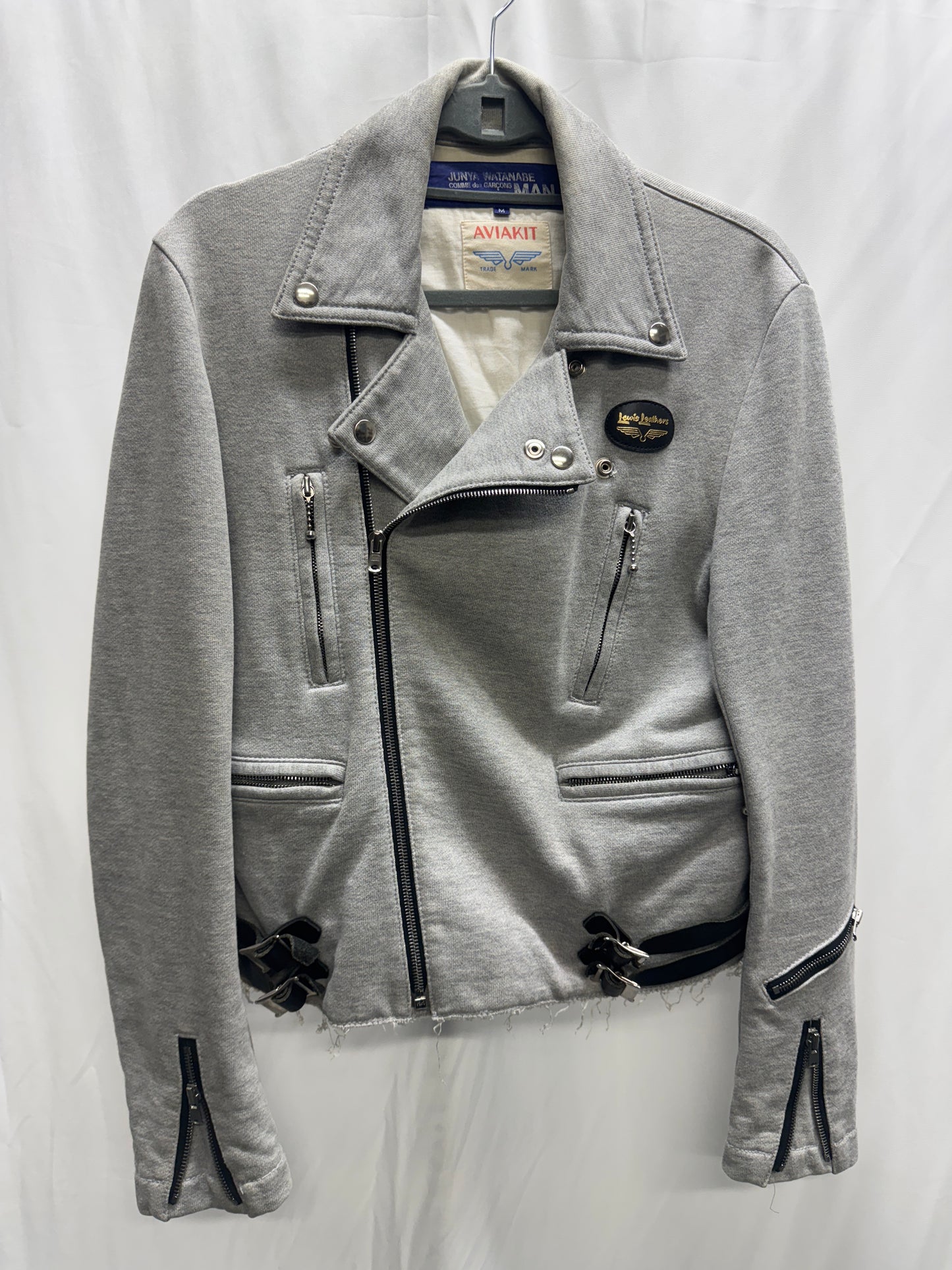 Junya Watanabe x Lewis Leathers 2002 Leather Detail Moto Jacket