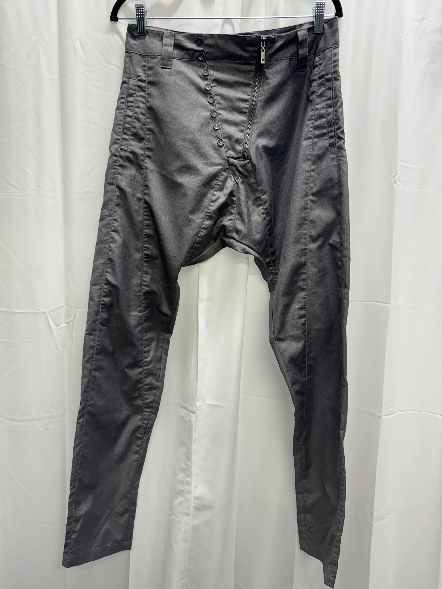 army of me asymmetric button detail trouser