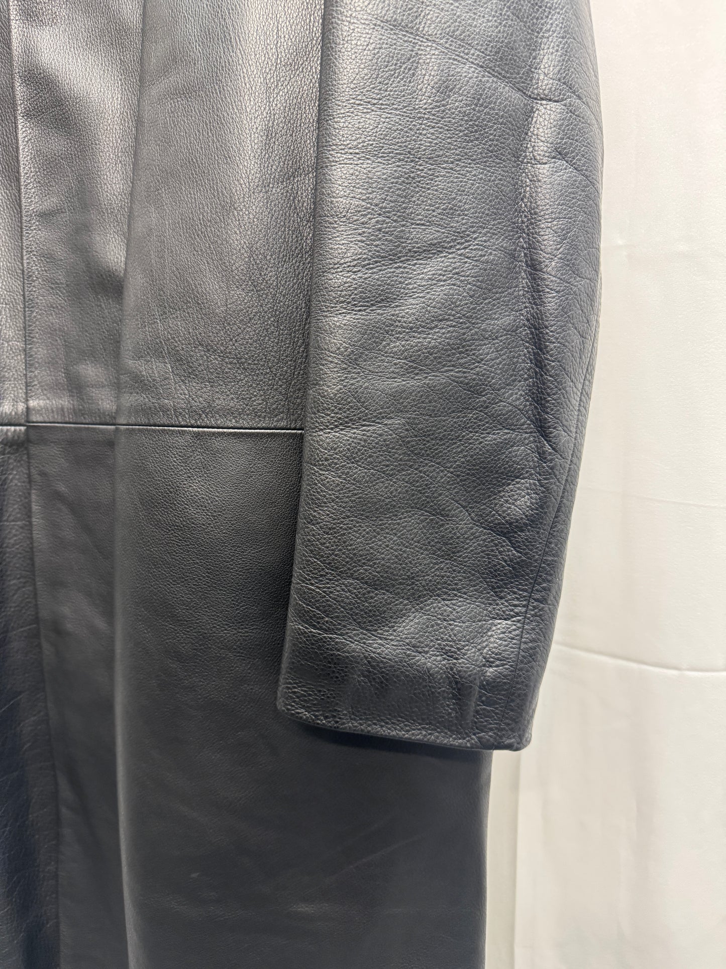 Raf Simons for Ruffo Research — AW/SS 1999 Leather Overcoat