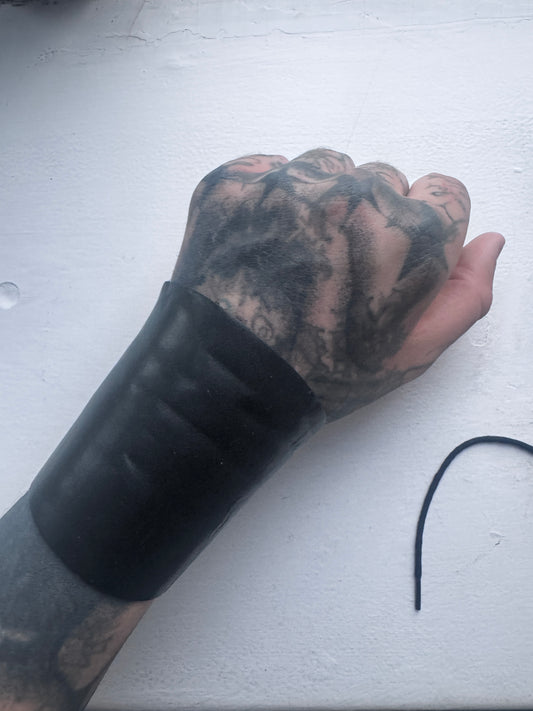 vintage leather cuff