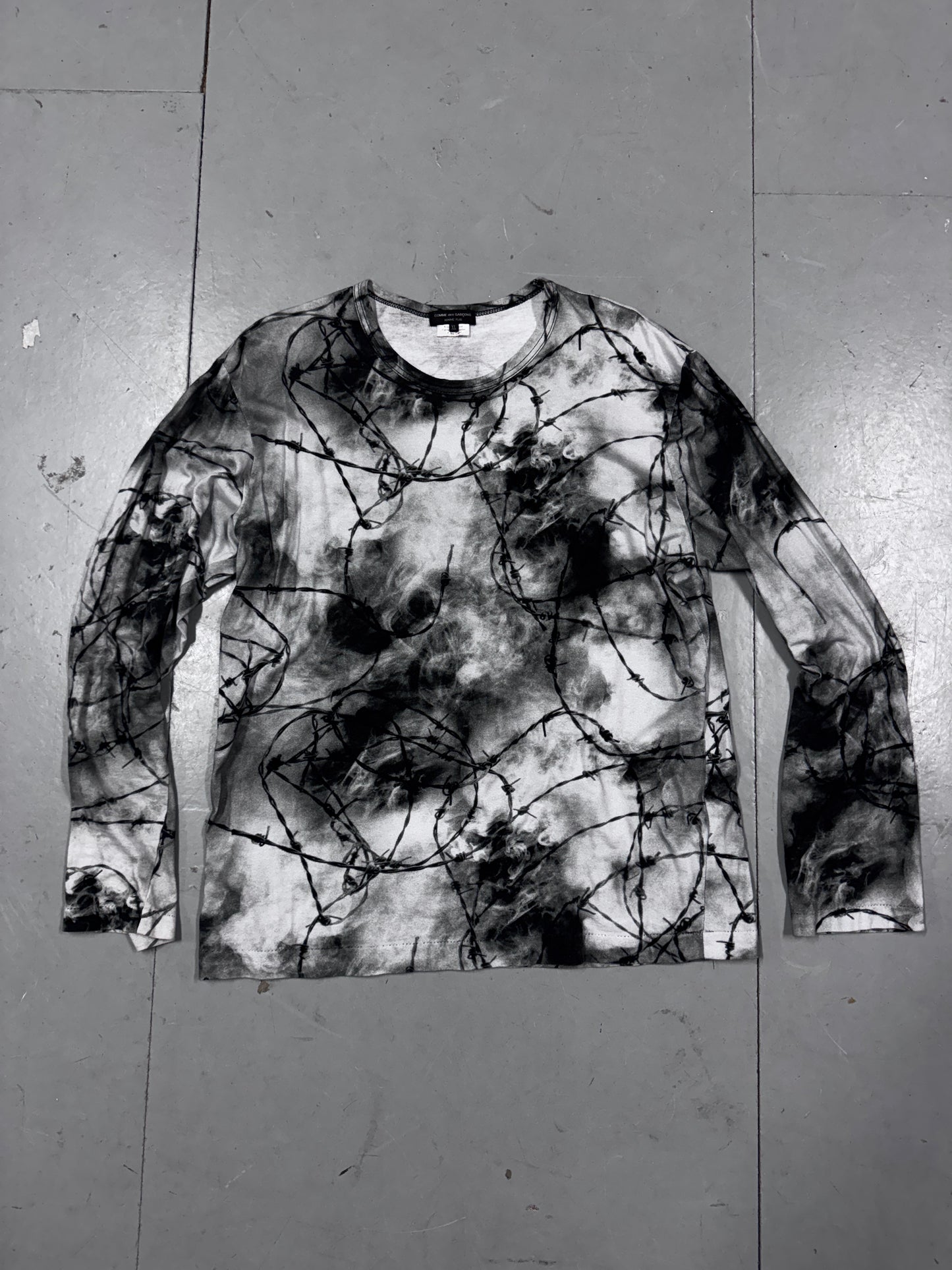 Comme Des Garcons Homme Plus Barbed Wire Longsleeve