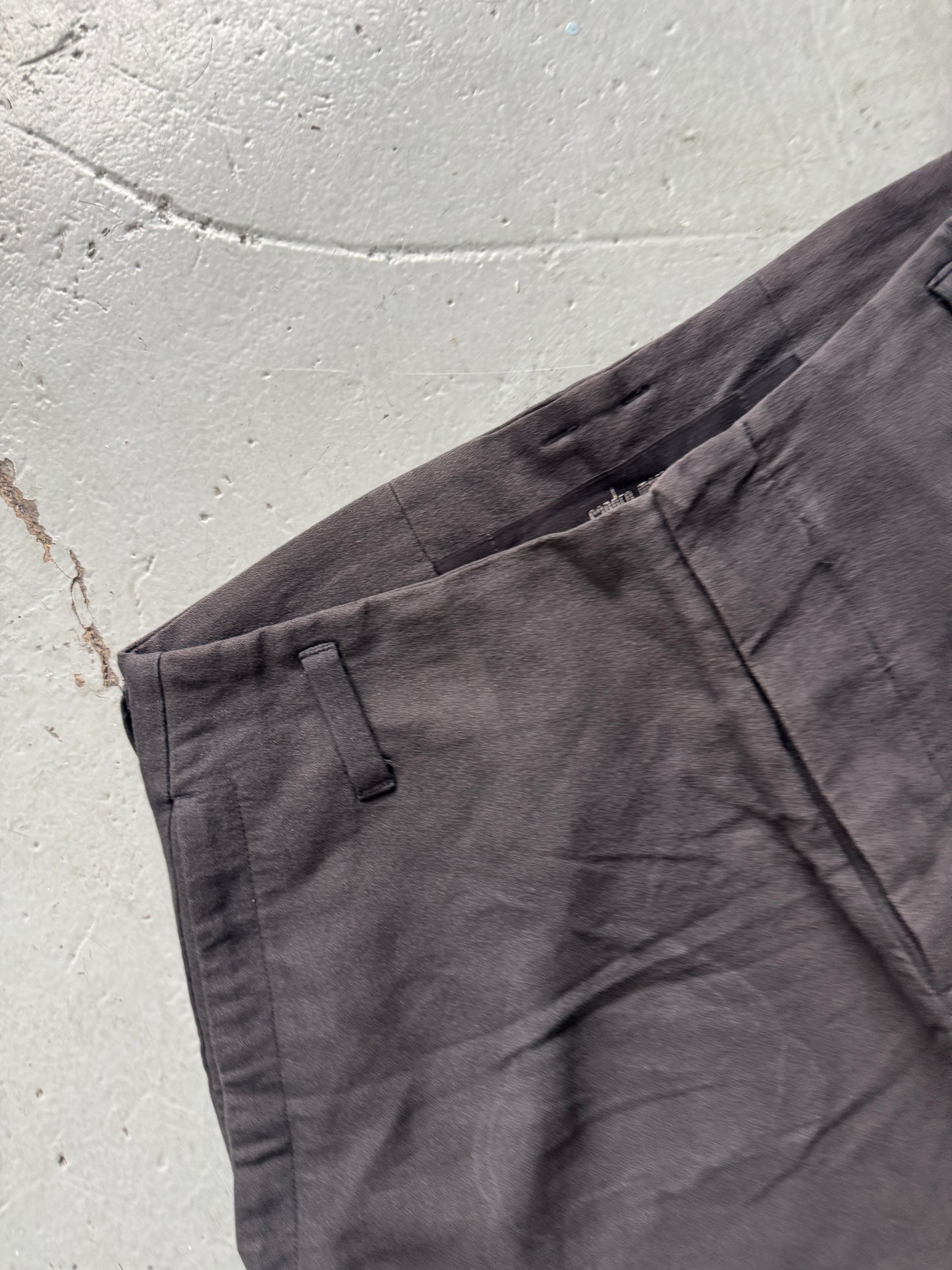 sandro marzo cotton / paper blend crop trouser