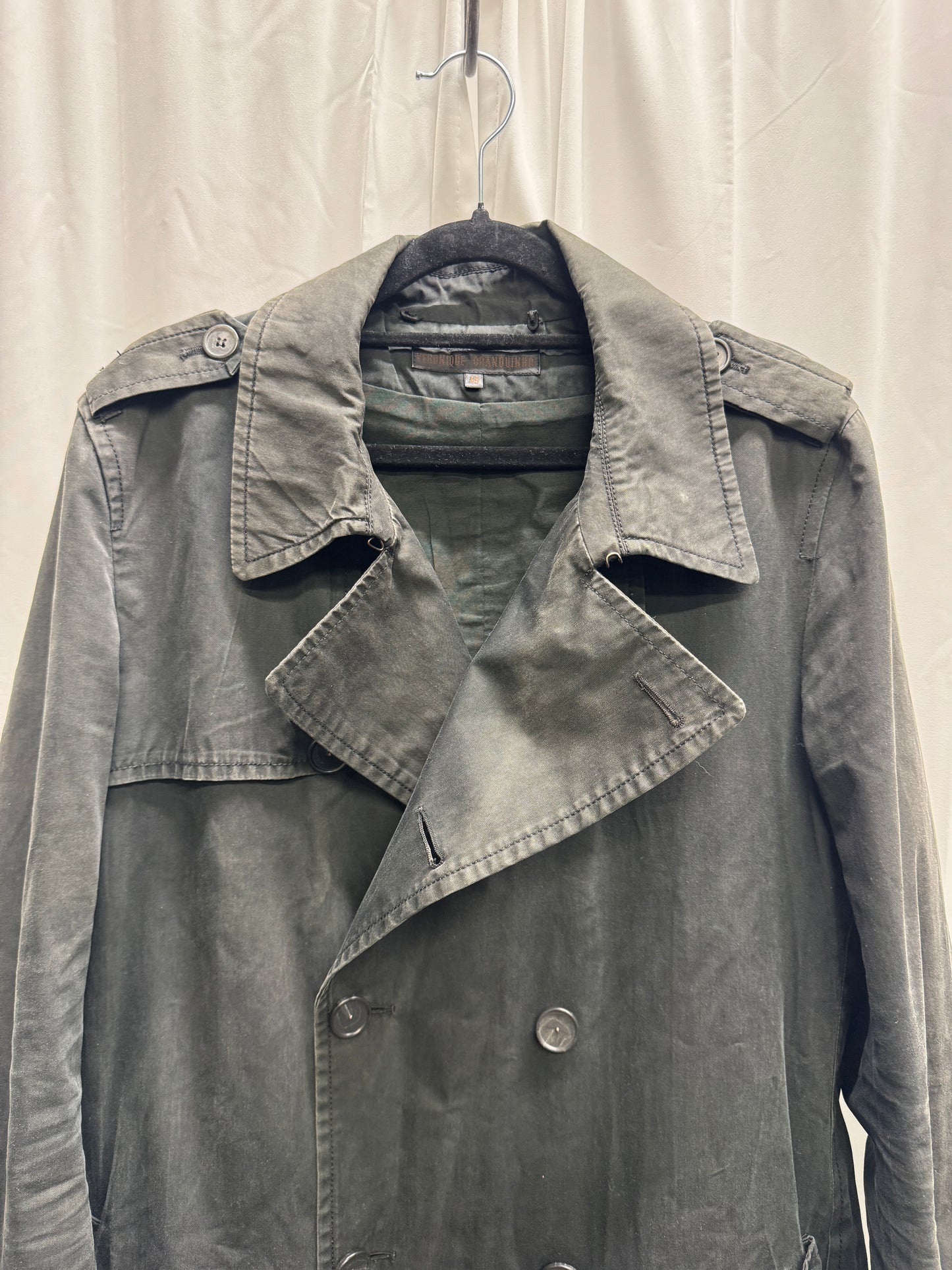 Veronique Branquinho AW01 Modular Bond Trench Coat 48