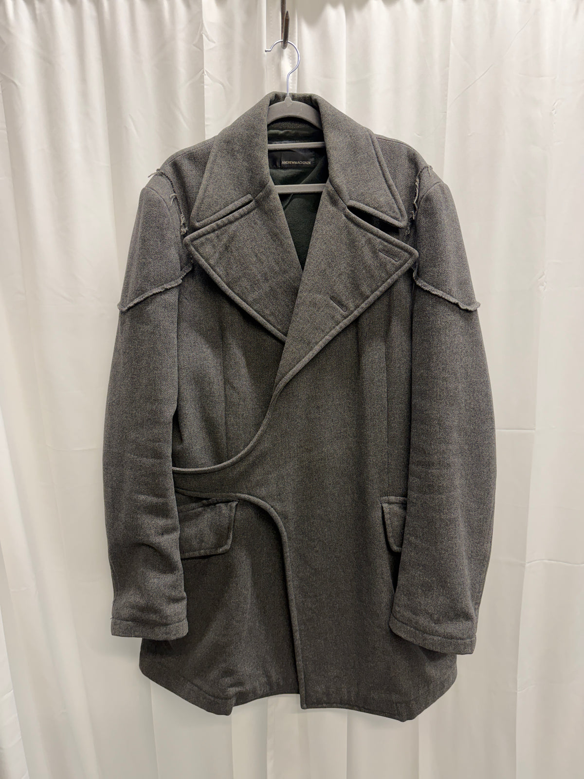 Andrew Mackenzie 2000s Armour Cross Front Closure Coat (M)