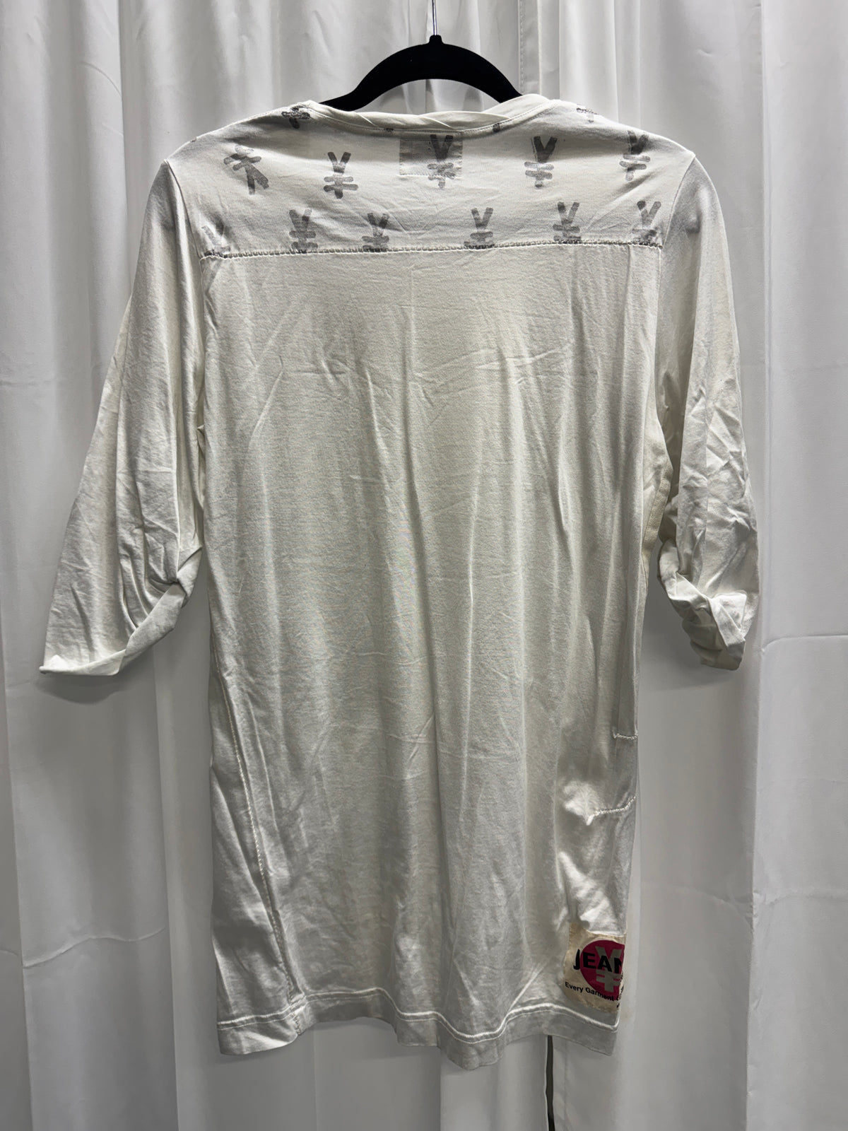 Michiko Koshino YEN JEANS Early 2000s Twisted Seam Layered Long Sleeve Top