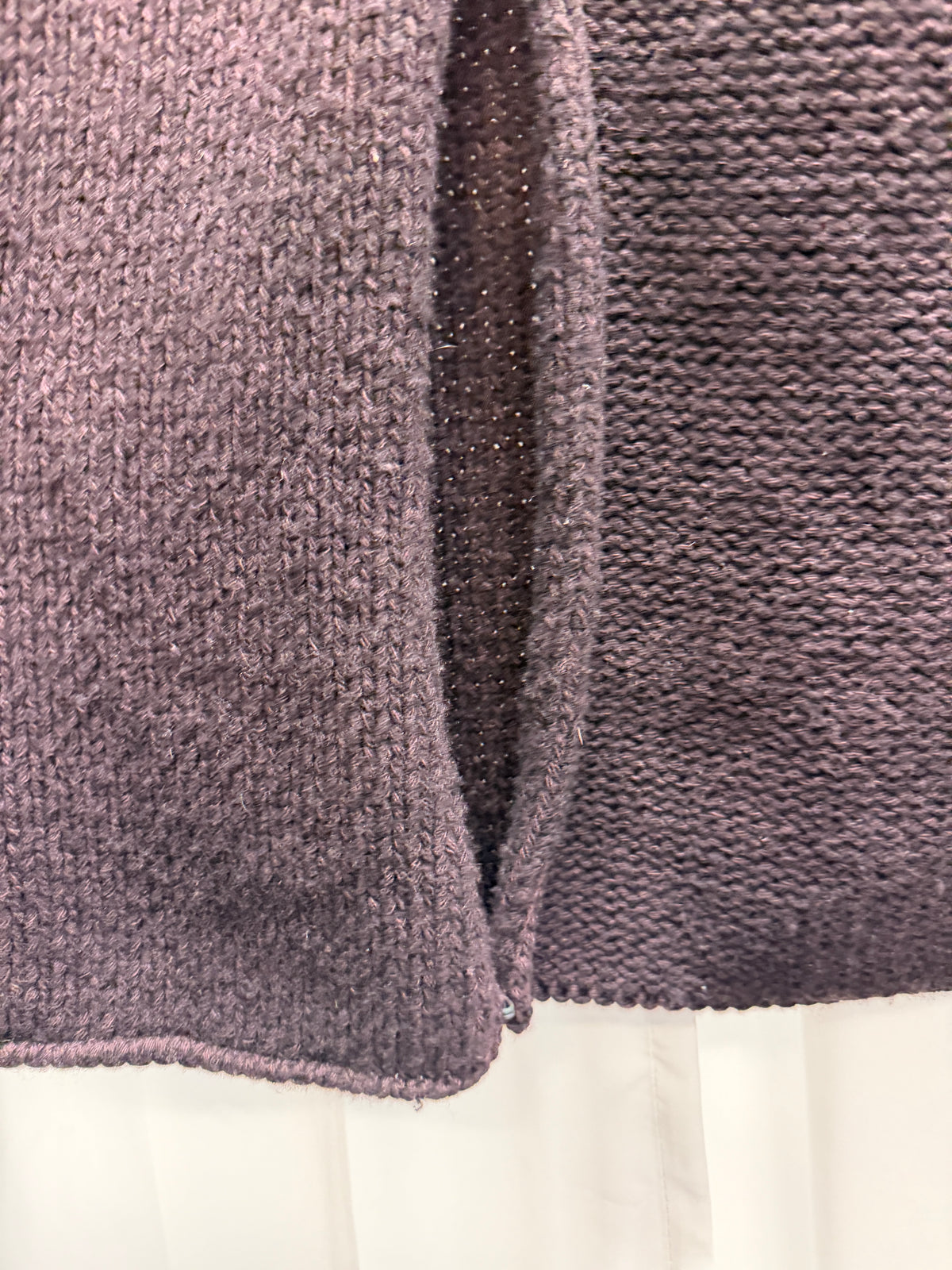 Carpe Diem 2006 Textured Wool Clasped Knit Jacket (L)
