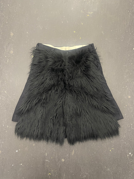 Comme Des Garcons Homme Plus 2023 Fur Layer Shorts