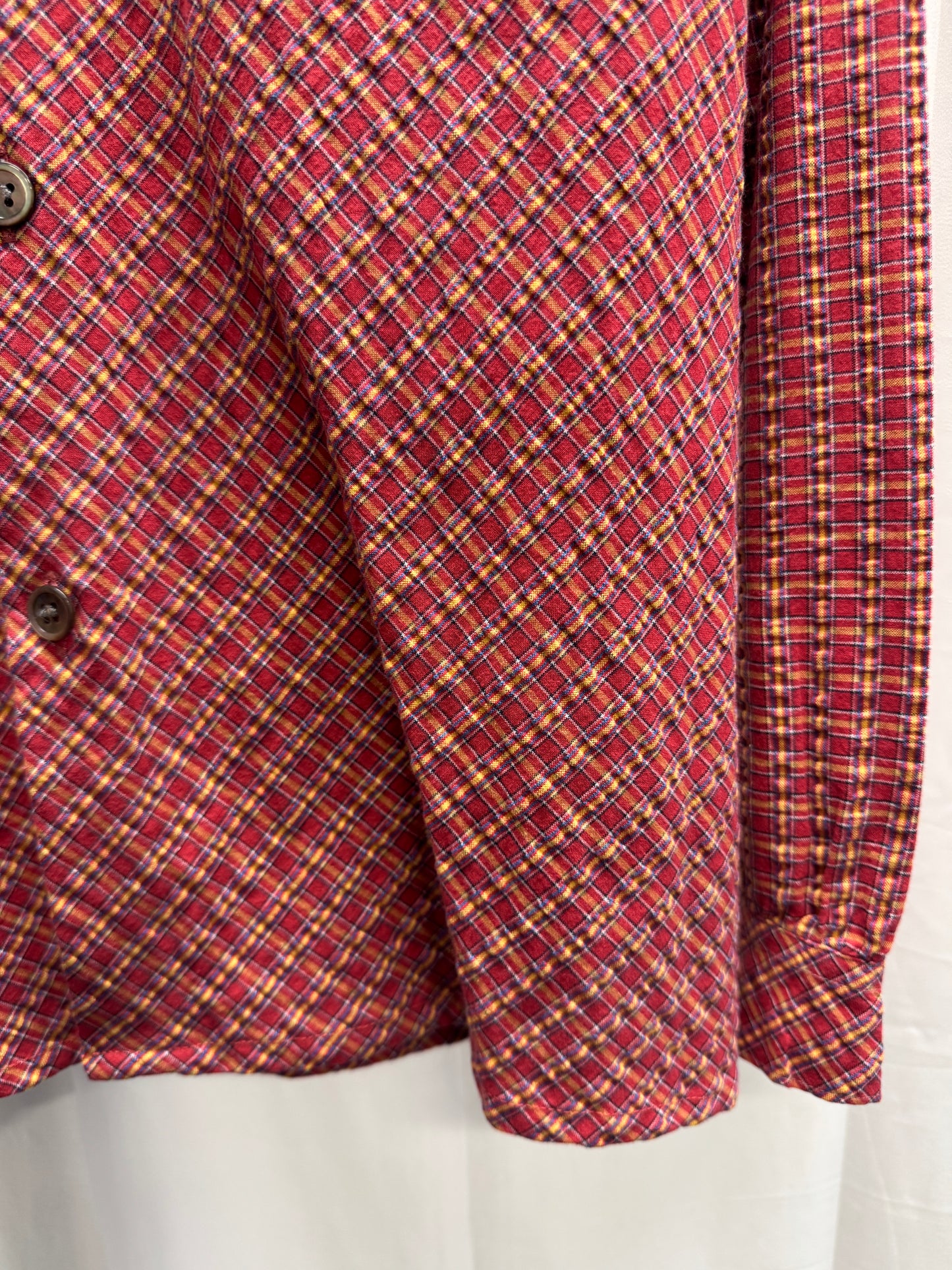 Yohji Yamamoto Pour Homme SS00 Poplin Tartan Shirt