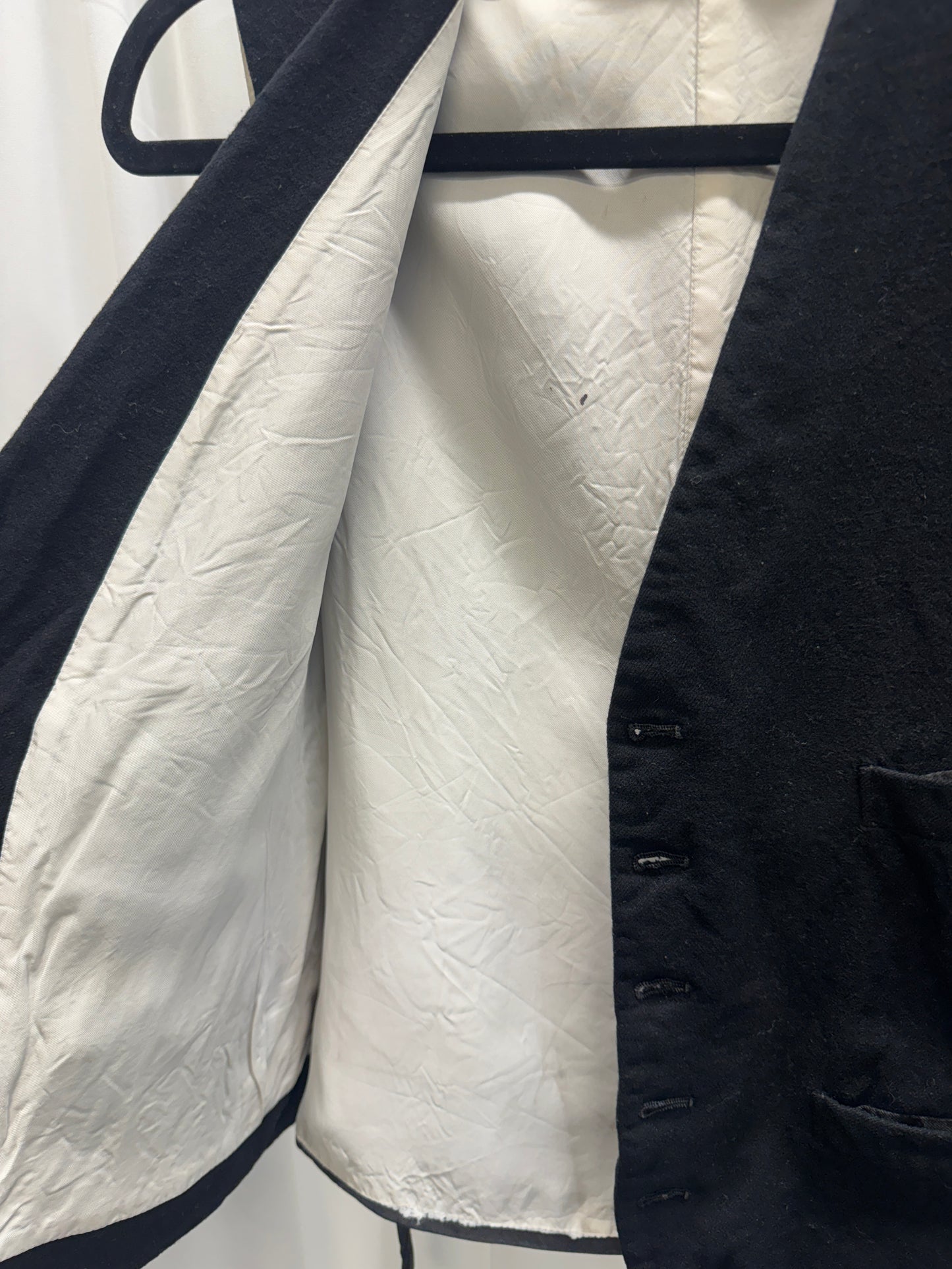 Antique wool waistcoat, c. 1890–1910