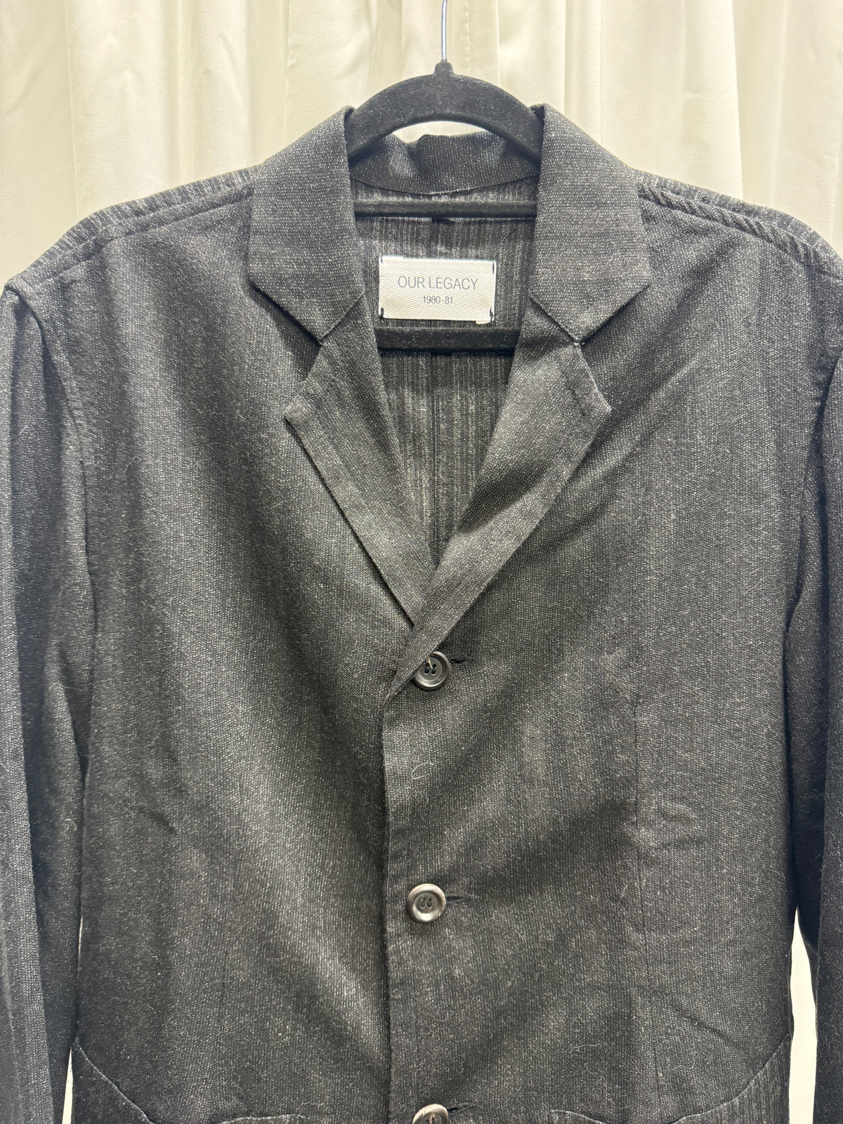 Our Legacy Early C.2007 Wool Split Blazer