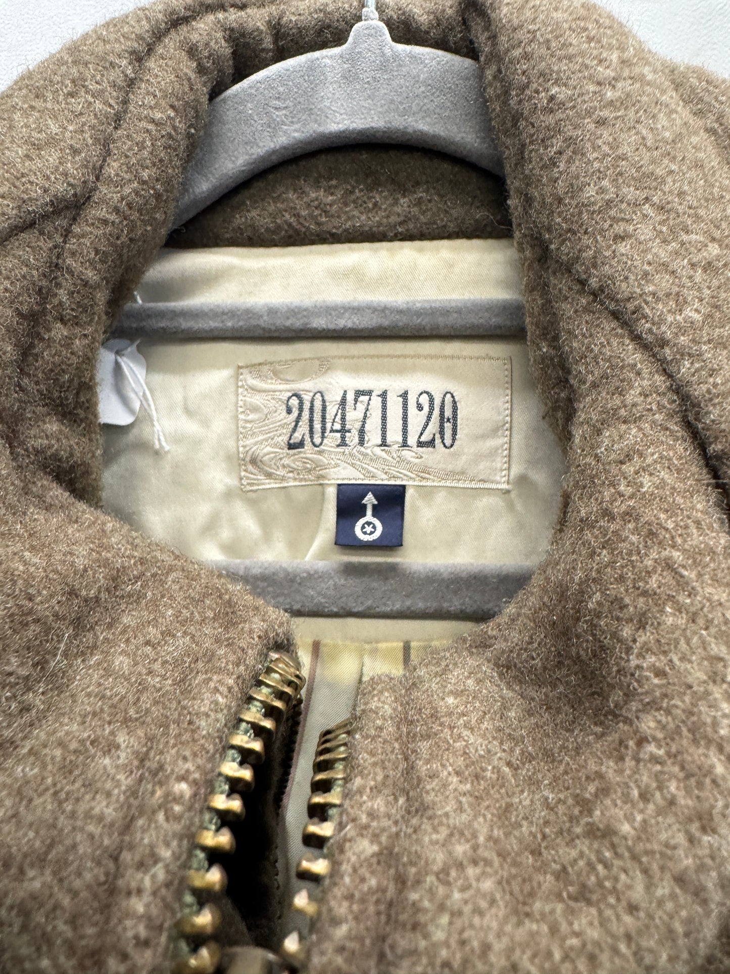 20471120 Extreme Double Layer Neck Knit Coat